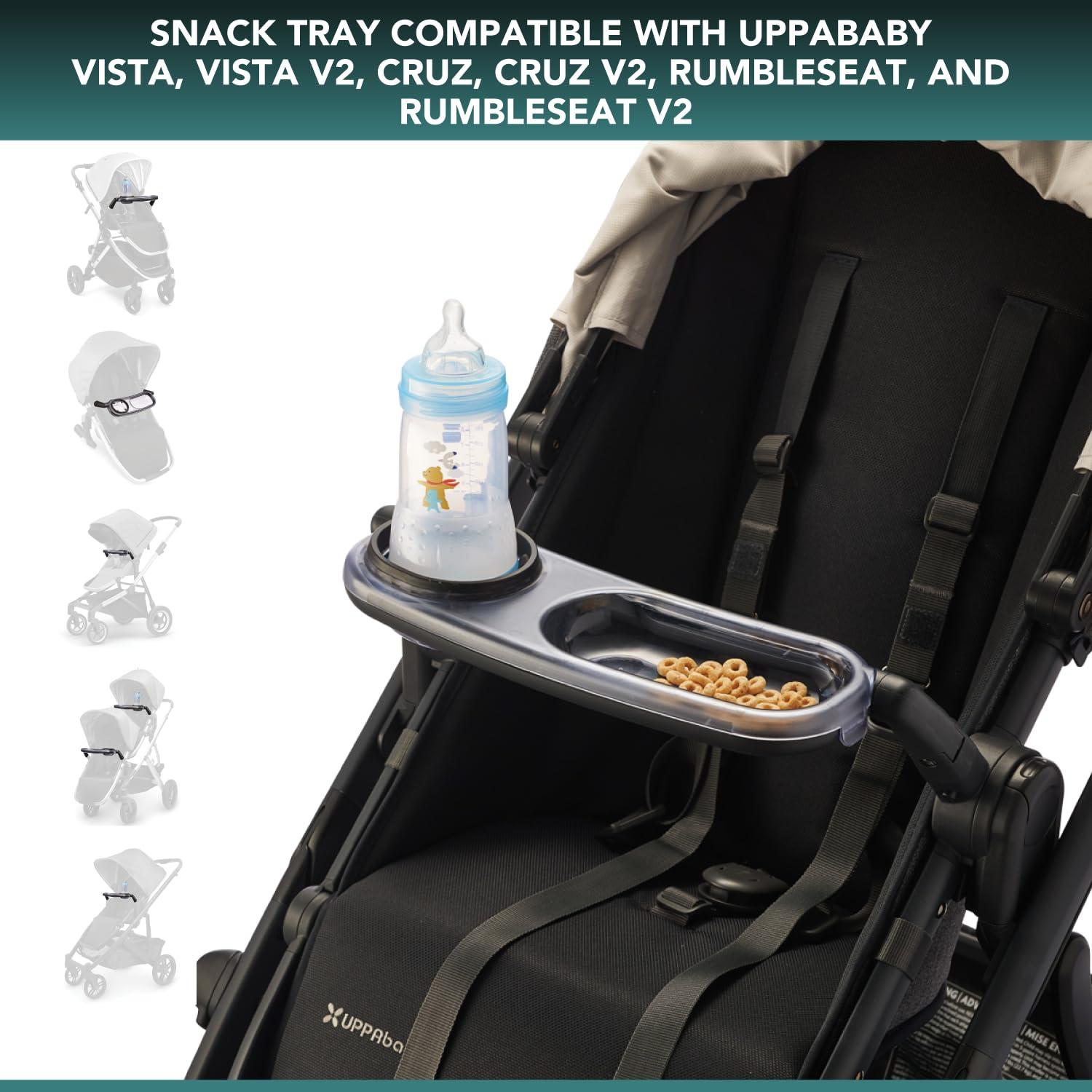 Bandeja de Snacks UPPAbaby Vista/Cruz V2, Lavable, 1 Compartimento