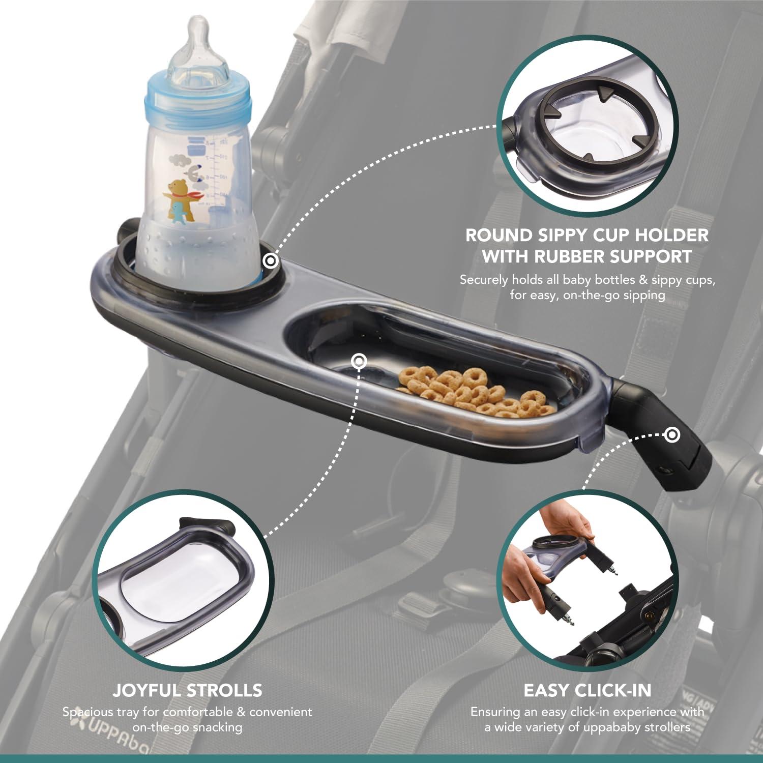 Bandeja de Snacks UPPAbaby Vista/Cruz V2, Lavable, 1 Compartimento