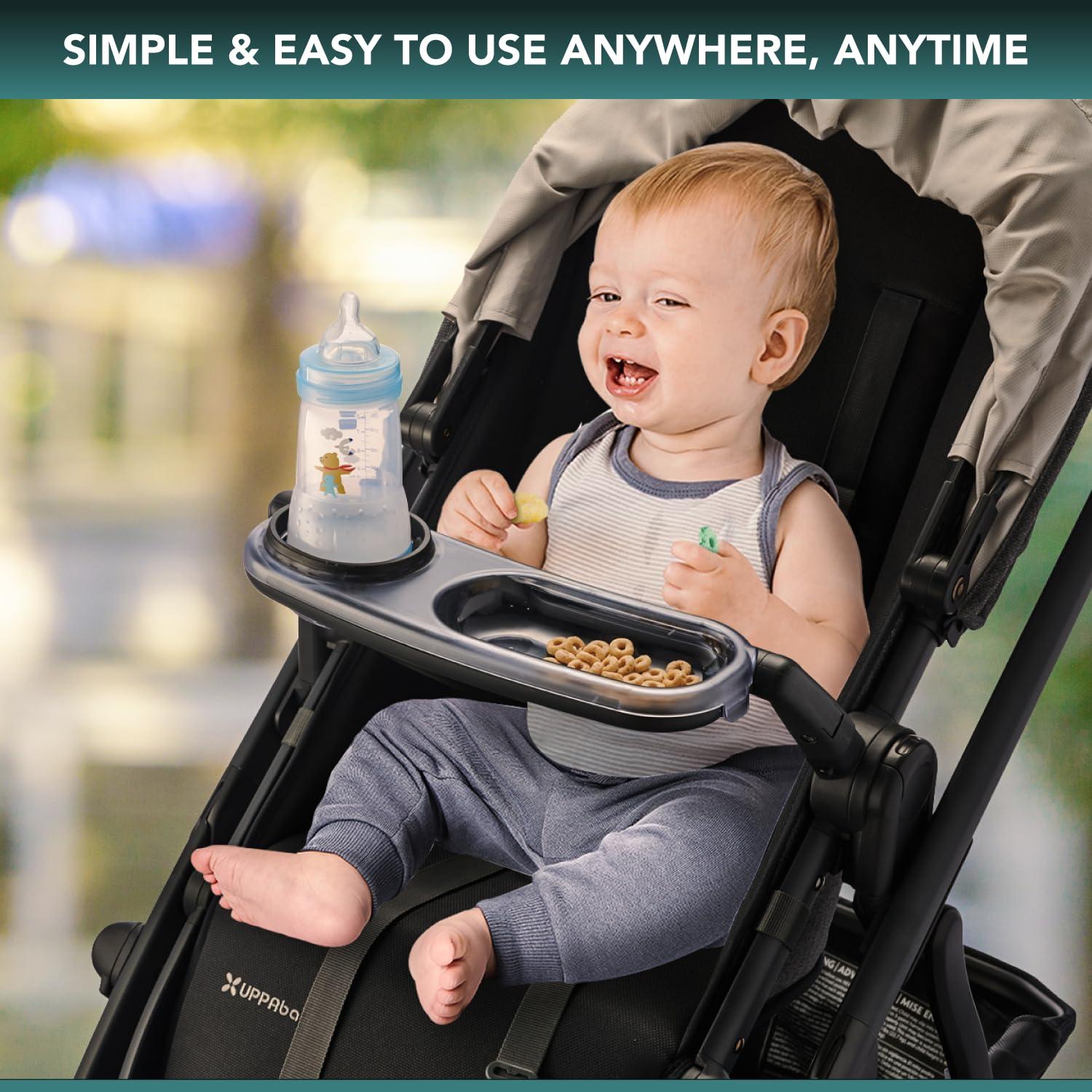Bandeja de Snacks UPPAbaby Vista/Cruz V2, Lavable, 1 Compartimento