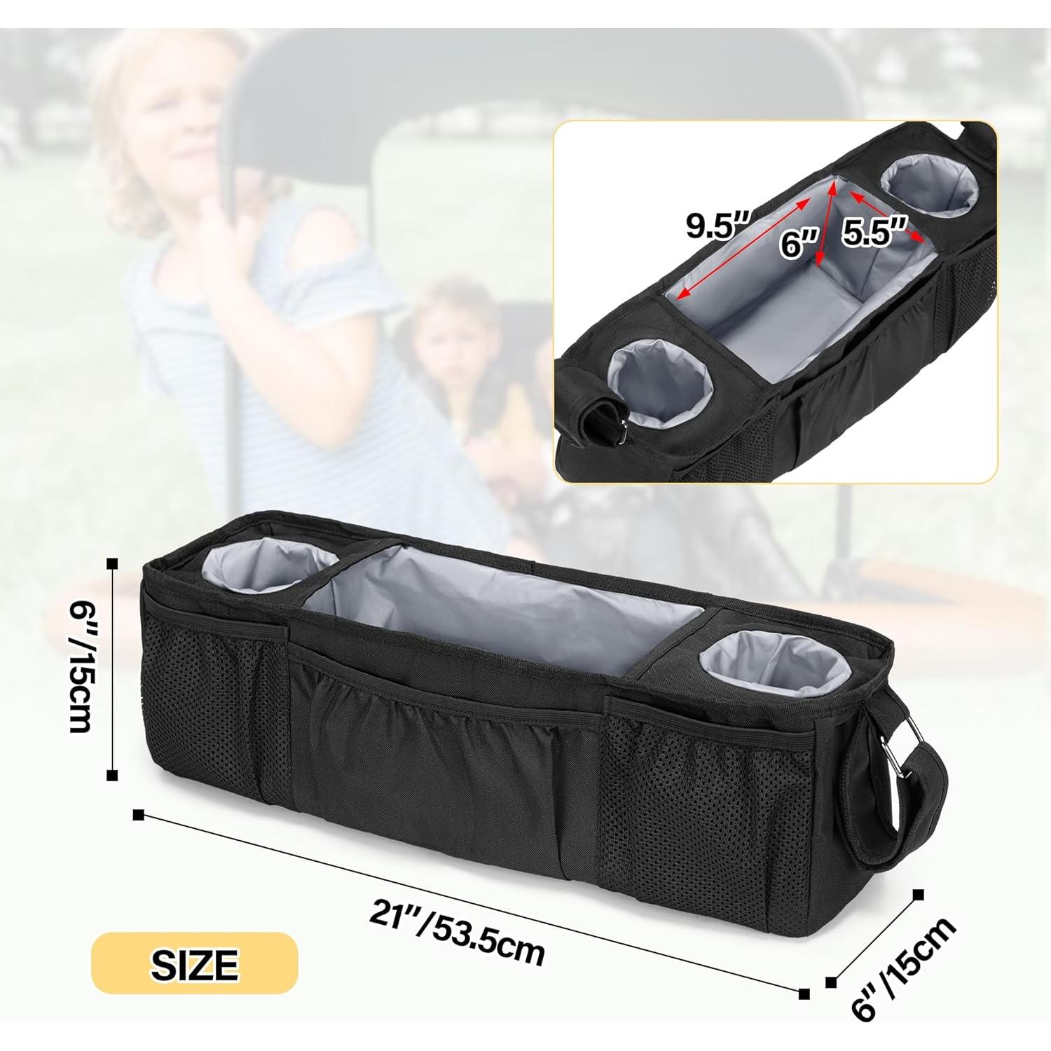 Consola para Padres de Carro Wonderfold W4 y Keenz 7S+, Negro