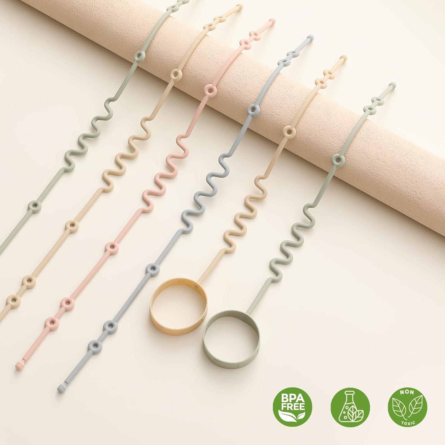 Correas de Juguete de Silicona Andy Bear - Paquete de 6