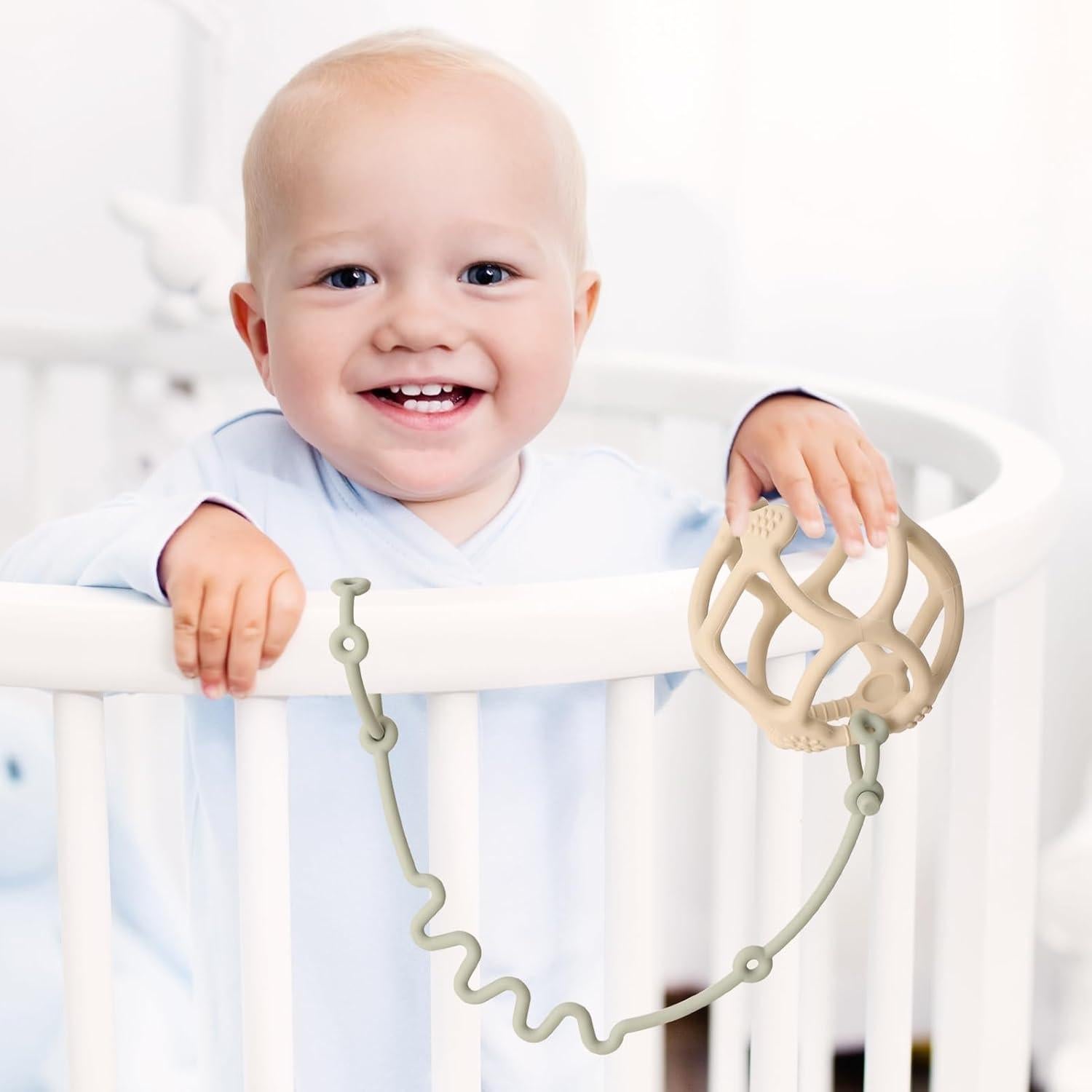 Correas de Juguete de Silicona Andy Bear - Paquete de 6