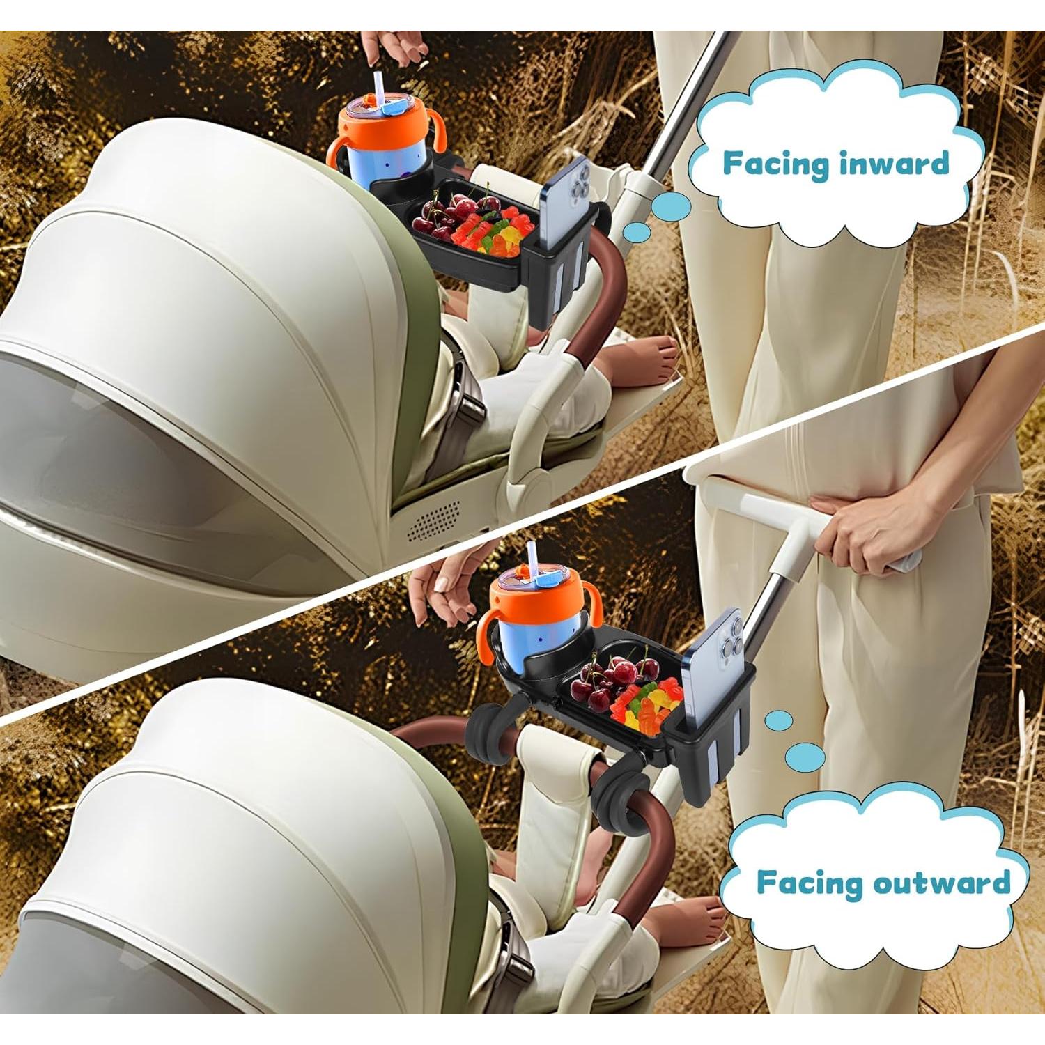 Bandeja de Snacks Universal NOTEZMATE para Cochecito 3 en 1