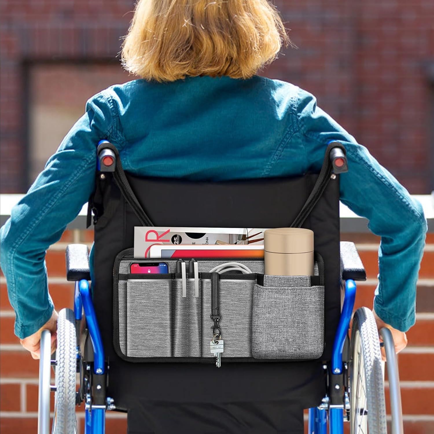 Bolsa de Almacenamiento para Silla de Ruedas FINPAC - Gris