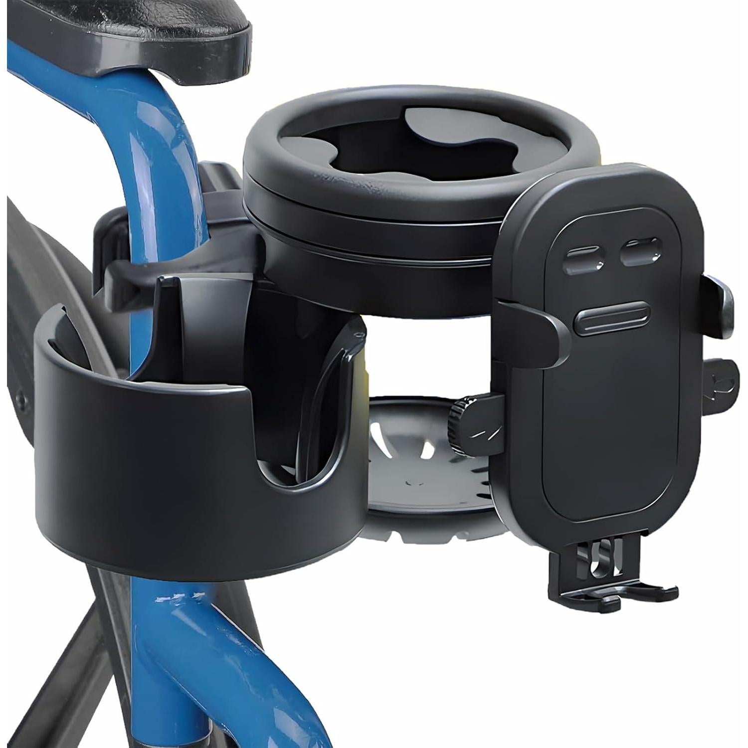 Soporte para Taza y Teléfono GFERTRE 3 en 1 para Sillas de Ruedas