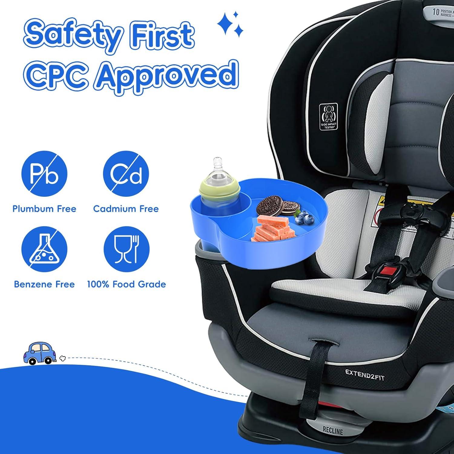 Bandeja para Asiento de Auto AISHAIDO 2 Paquetes Rosa y Azul