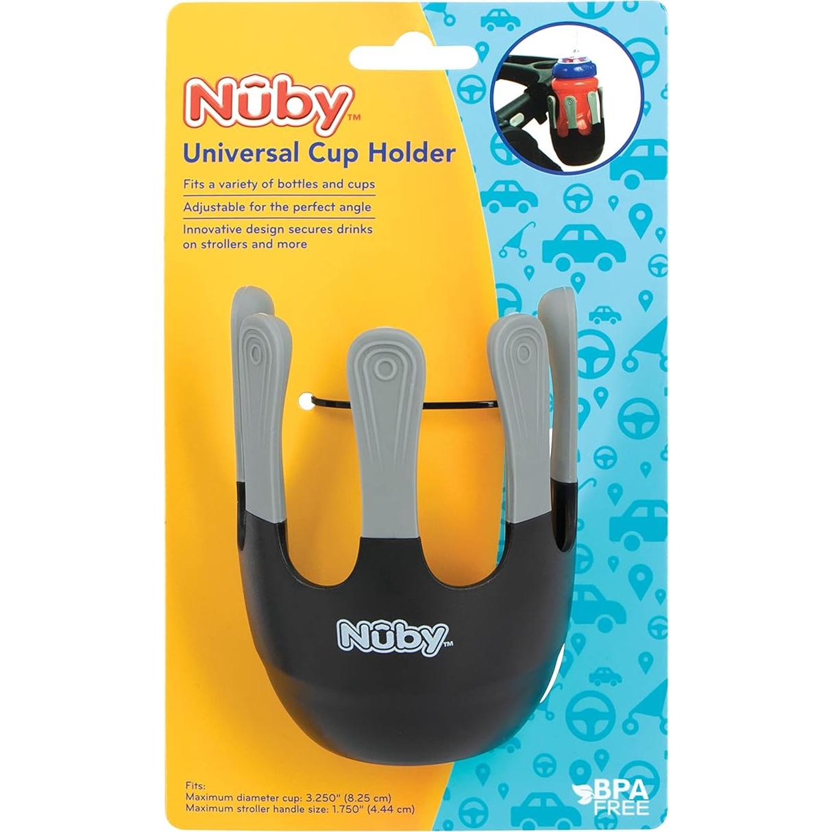Soporte Universal para Tazas NUBY Gris con Agarre Texturizado