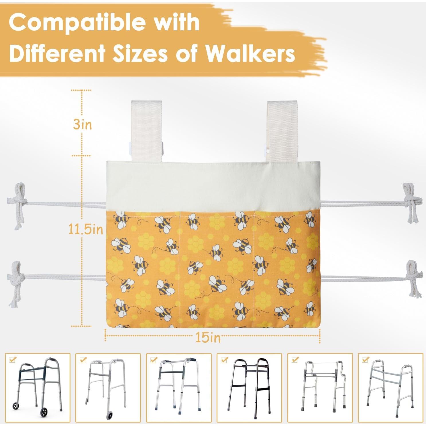 Bolsa para Andador TOGETRUE con Soporte para Vaso 38x29cm