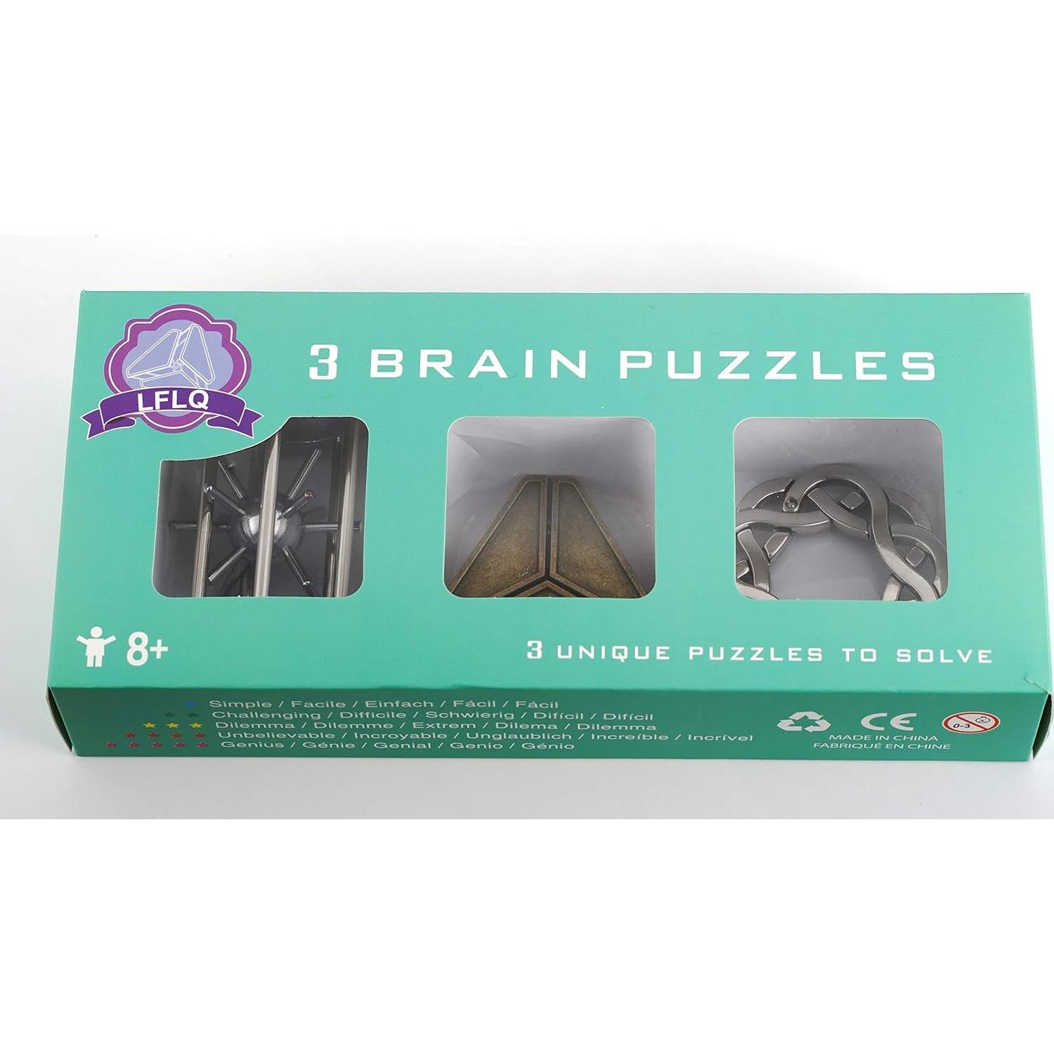 Rompecabezas de Sopa de Letras Long Fa Verde 19.8x9.9 cm