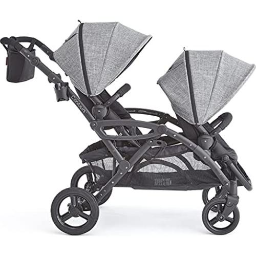 Organizador de Carrito Contours Negro - Caddy Ajustable para Bebés