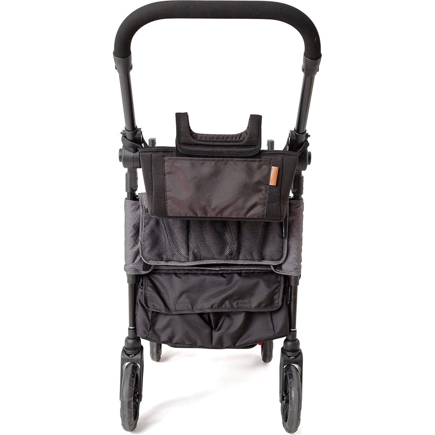 Organizador de Carrito Contours Negro - Caddy Ajustable para Bebés