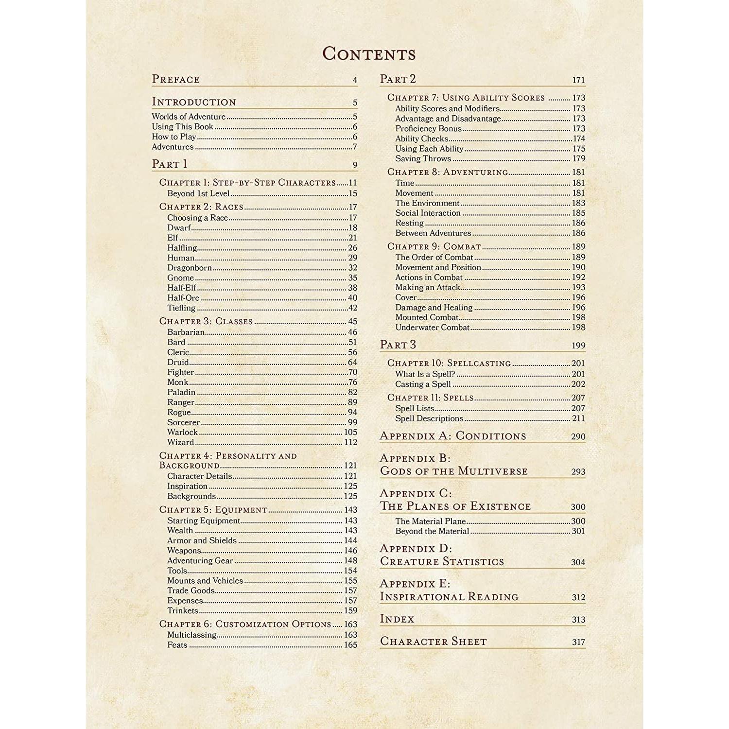 Manual del Jugador D&D 2014 - Wizards of the Coast - Español