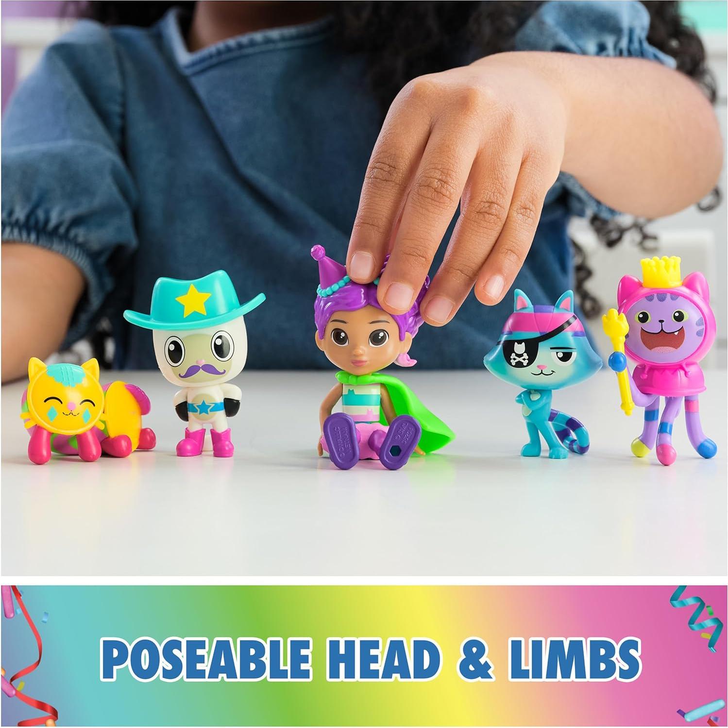 Figuras de Celebración Gabby's Dollhouse - 6 Figuras y Accesorios