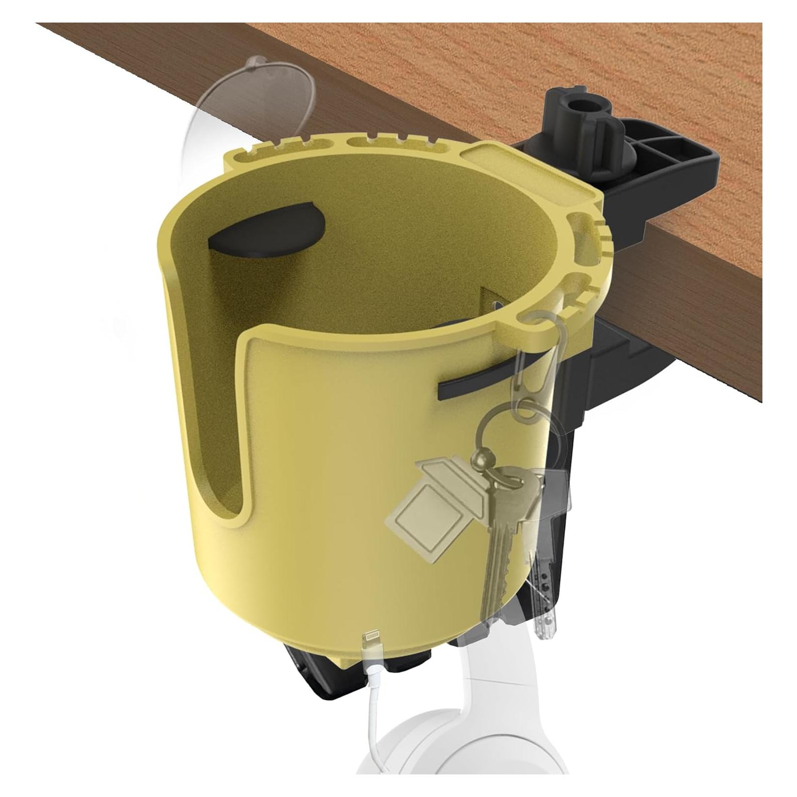 Soporte para Taza de Escritorio EDSRDUX con Gancho Antiderrame