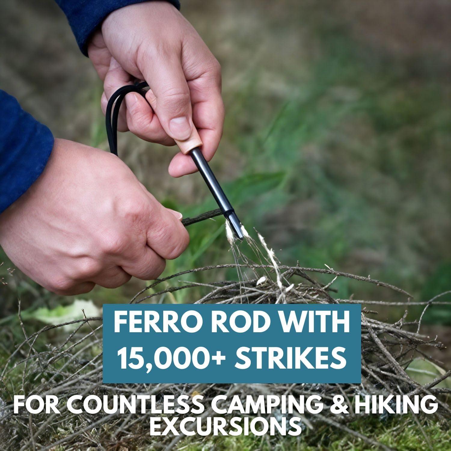 Encendedor de Fuego El Amigo Swede con Mango de Madera 1-Pack