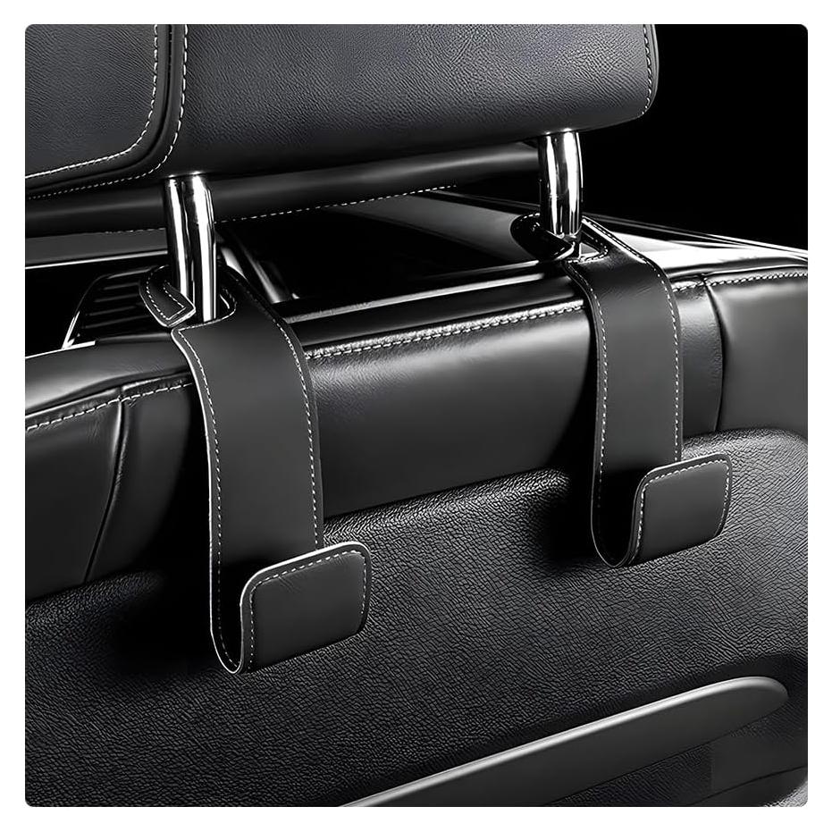 Ganchos para Reposacabezas de Coche FSTURIOS - 2 PCS Negro