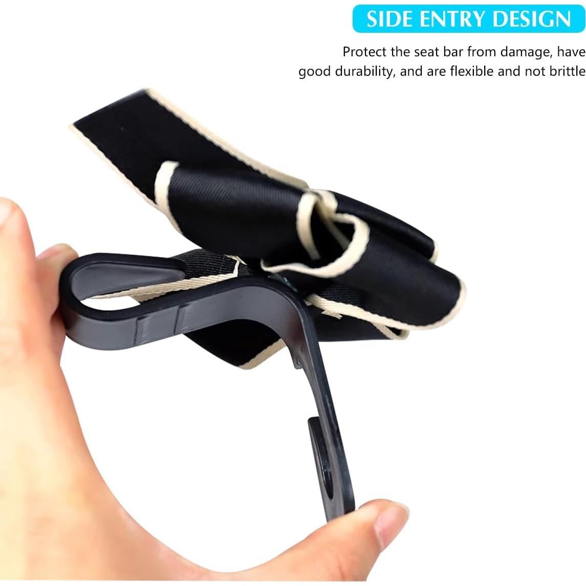 Ganchos para reposacabezas de coche Mandark - 2 Piezas Negros