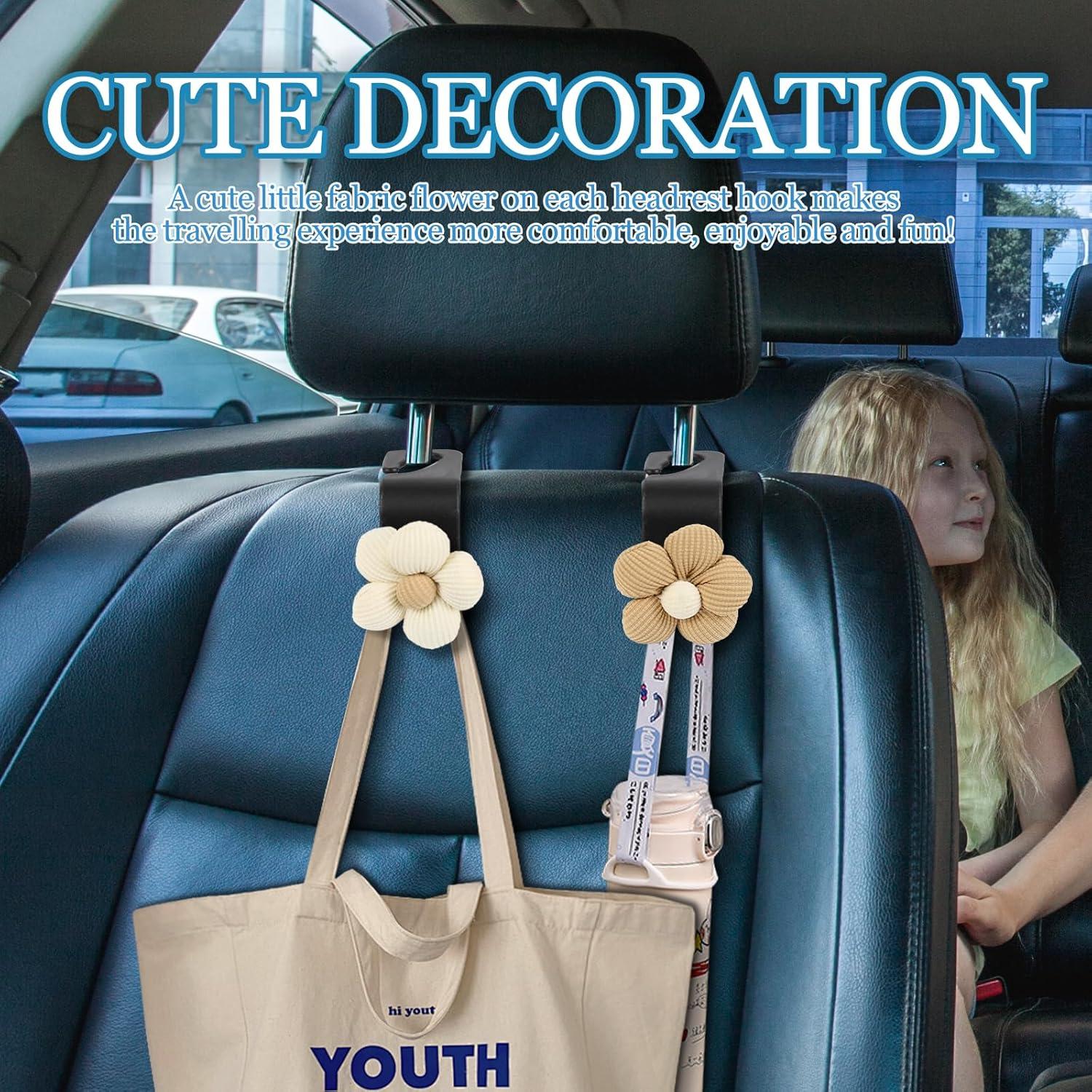 Gancho para Reposacabezas de Coche Hbxdeco 4PCS Decorativo