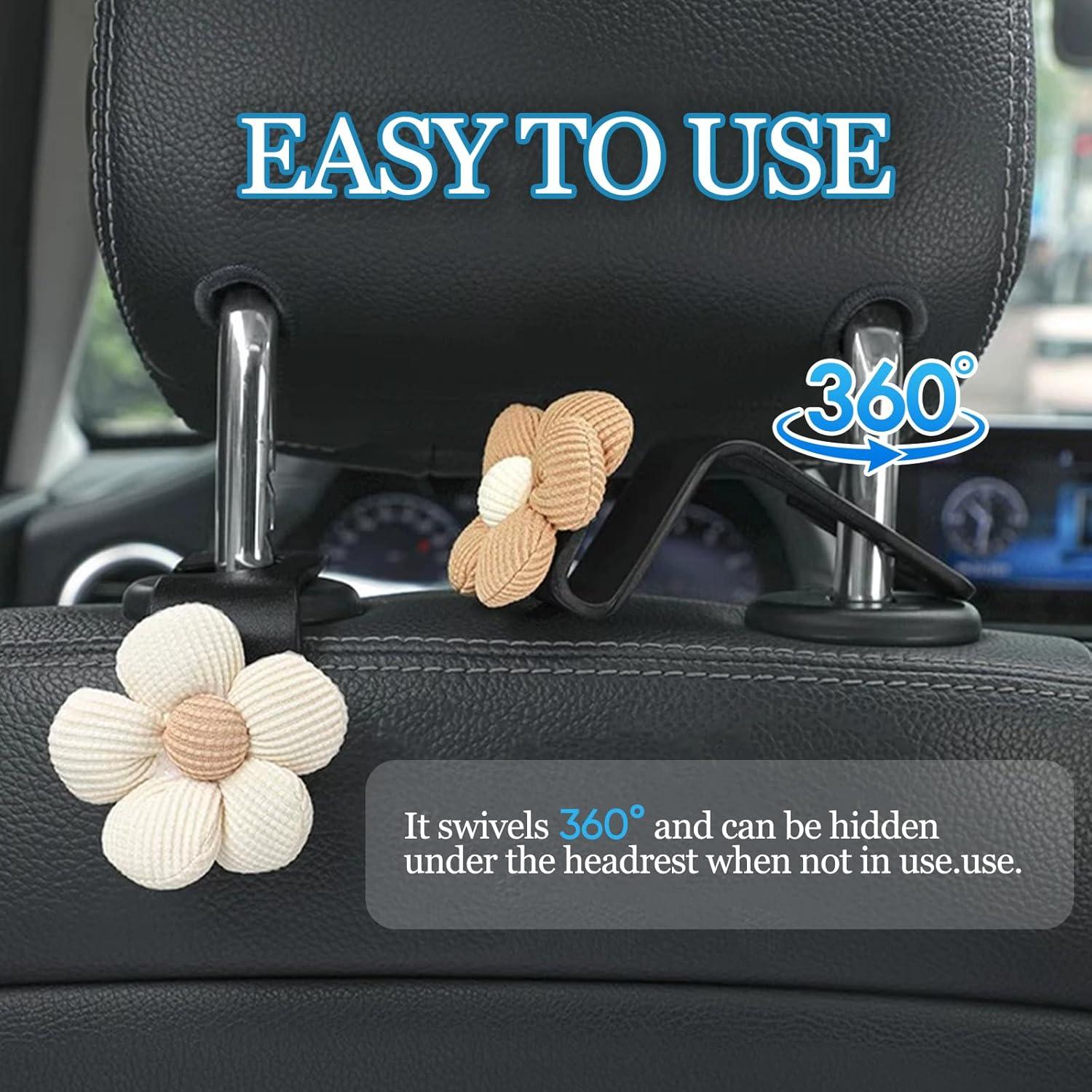 Gancho para Reposacabezas de Coche Hbxdeco 4PCS Decorativo