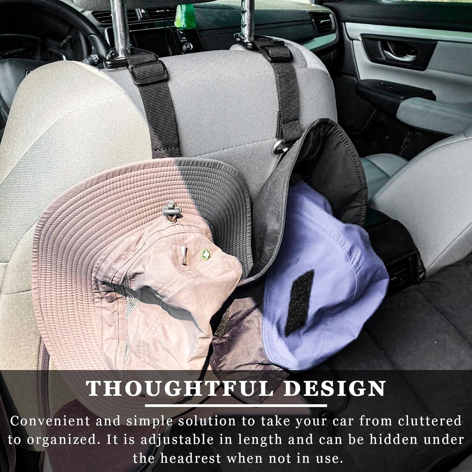 Ganchos de Reposacabezas SHMZK Ajustables para Bolsos 2PCS