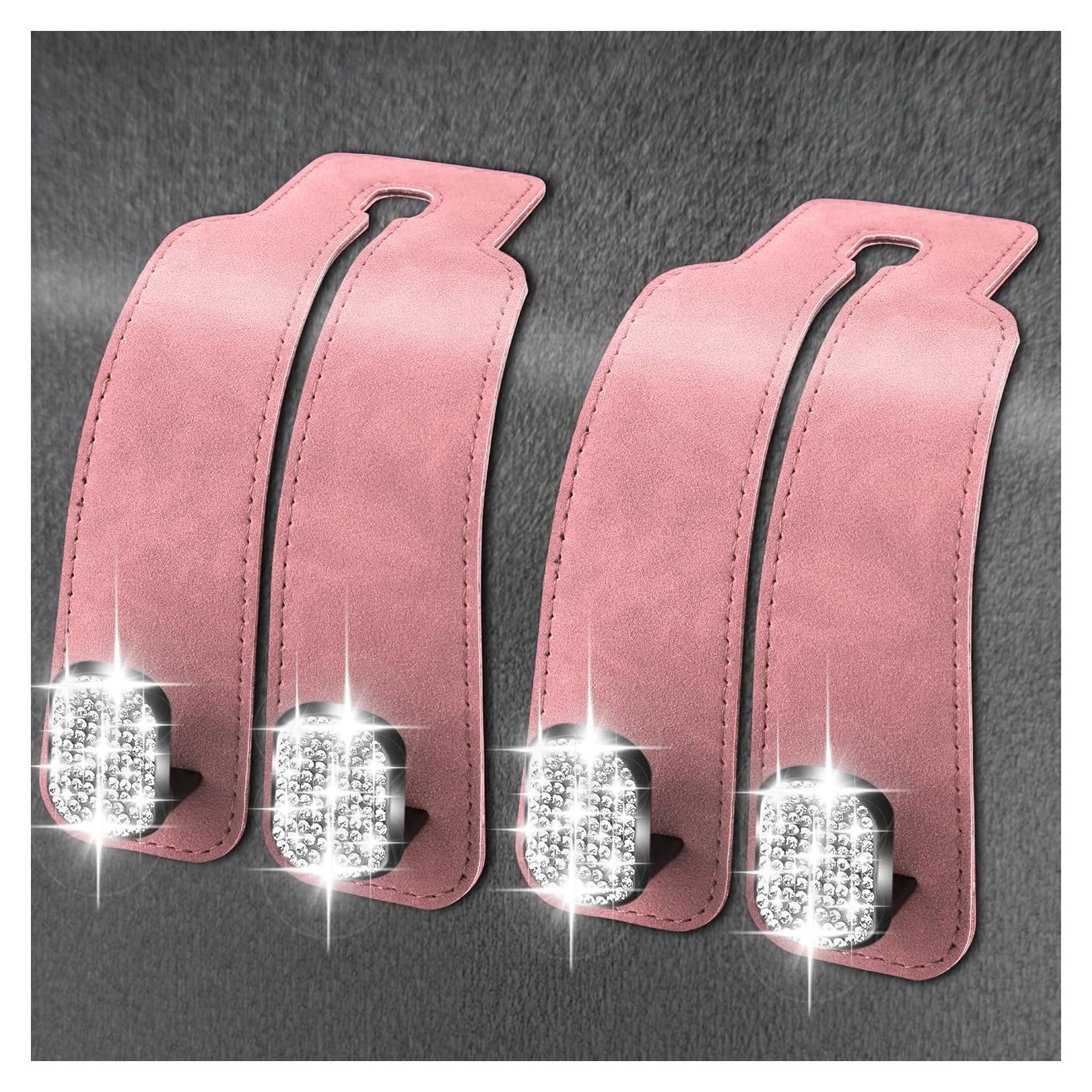 Ganchos para Reposacabezas de Coche Amelity Rosa - 2 Piezas