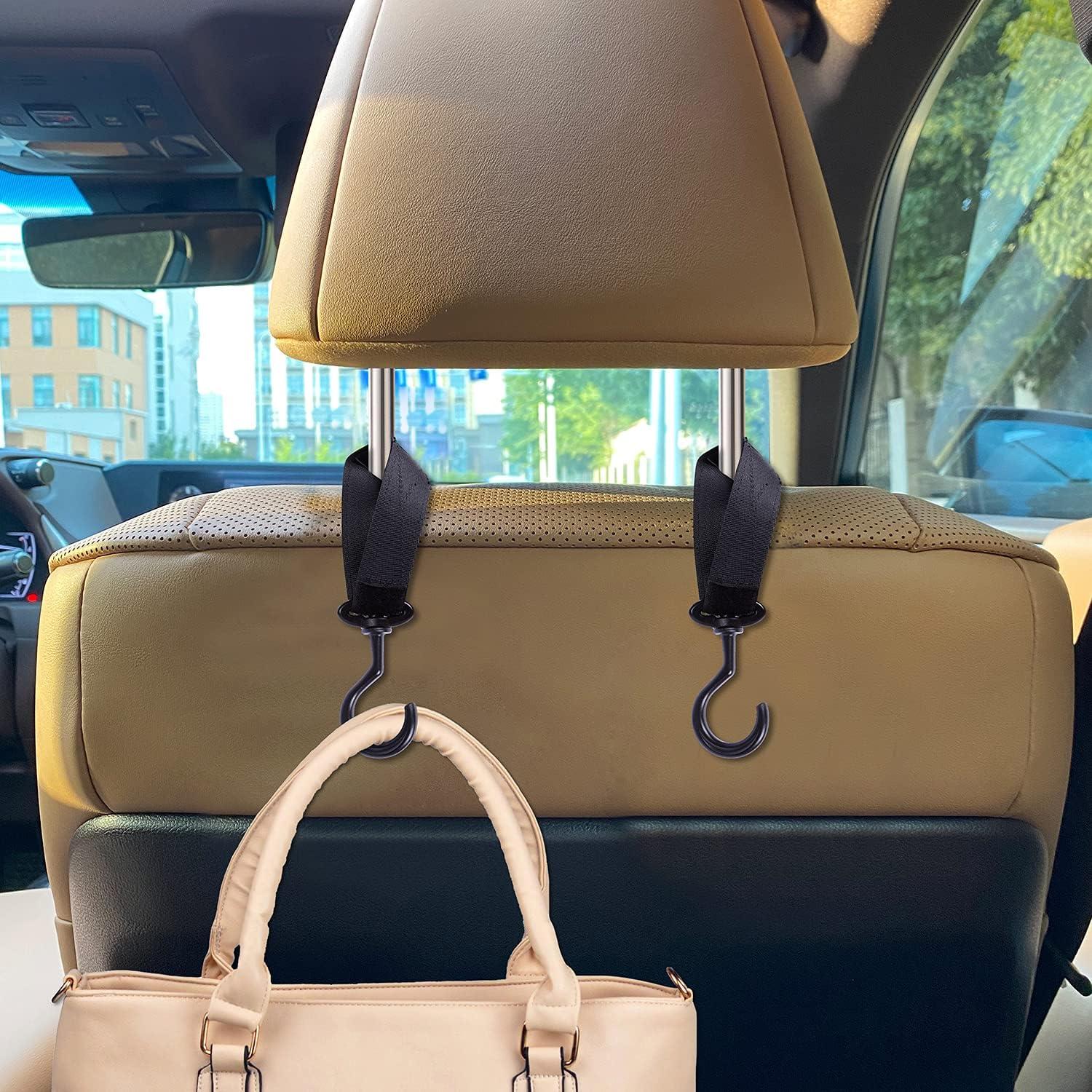 Gancho para Reposacabezas Wisdompro - Paquete de 4 Ganchos Multiusos