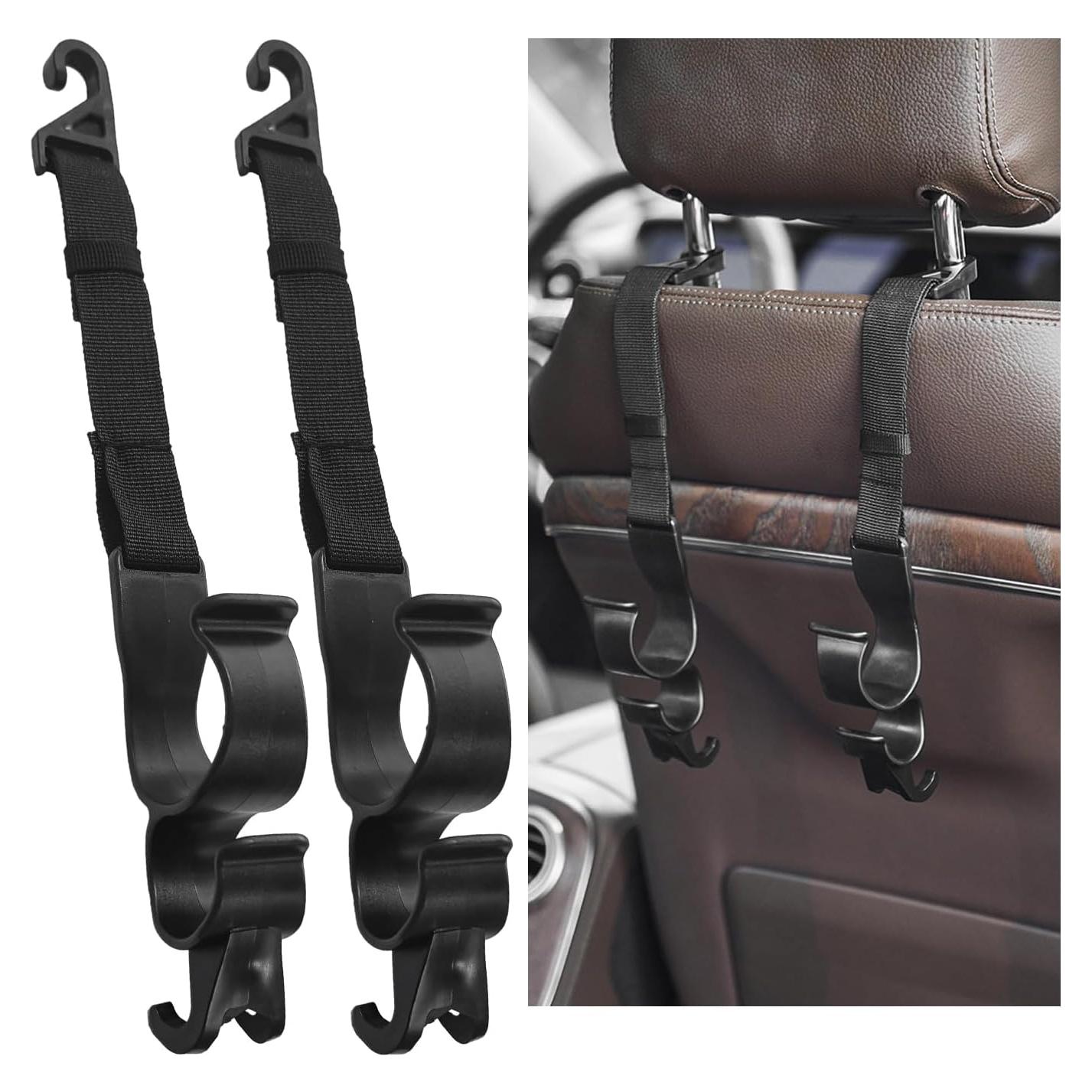 Gancho Ajustable para Reposacabezas de Auto Suvnie - 2 Pcs