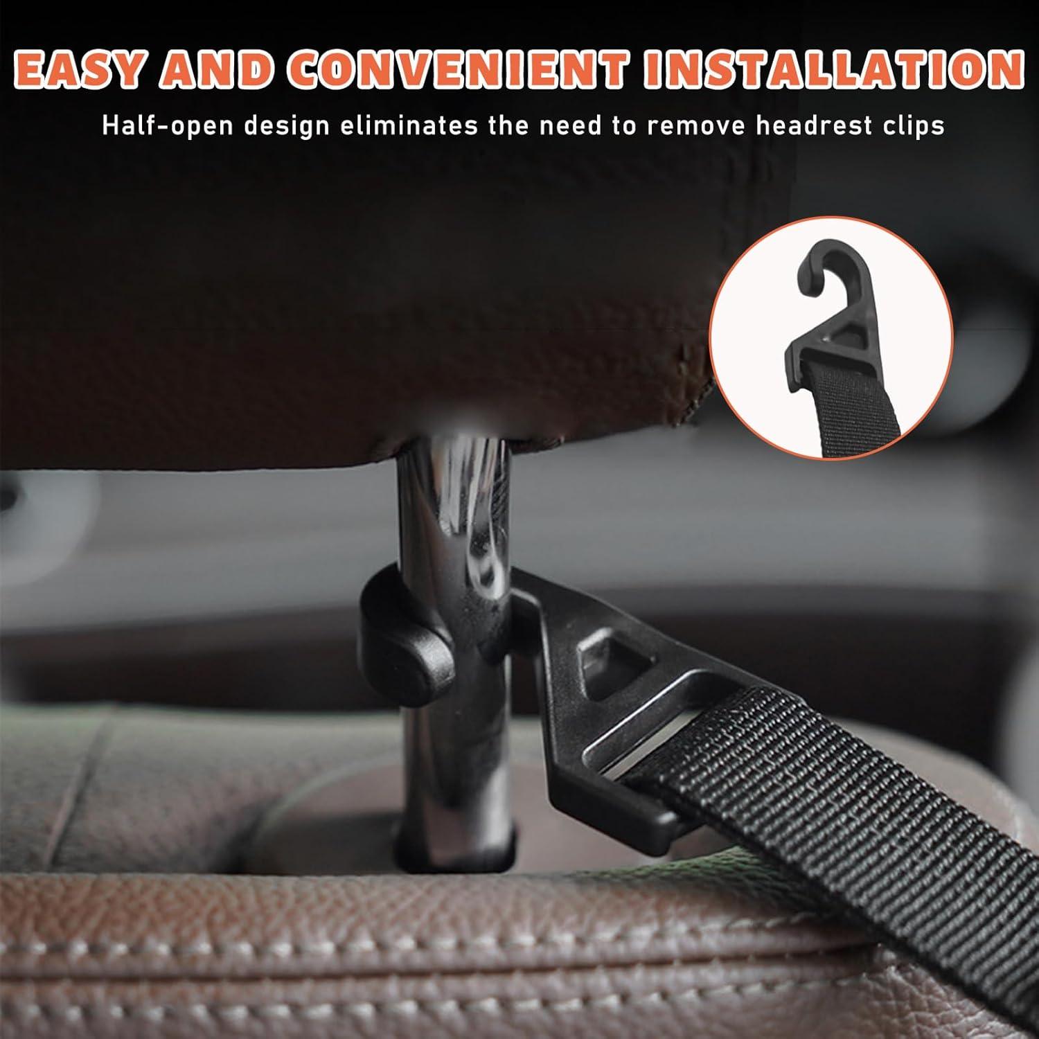 Gancho Ajustable para Reposacabezas de Auto Suvnie - 2 Pcs