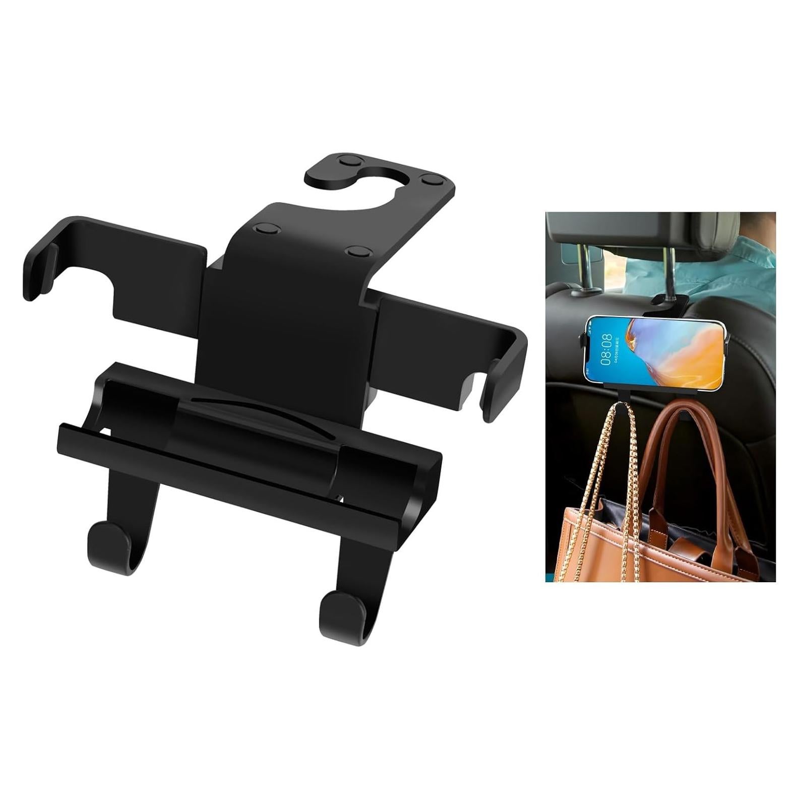 Gancho Oculto 2 en 1 SunlightXS para Reposacabezas de Coche