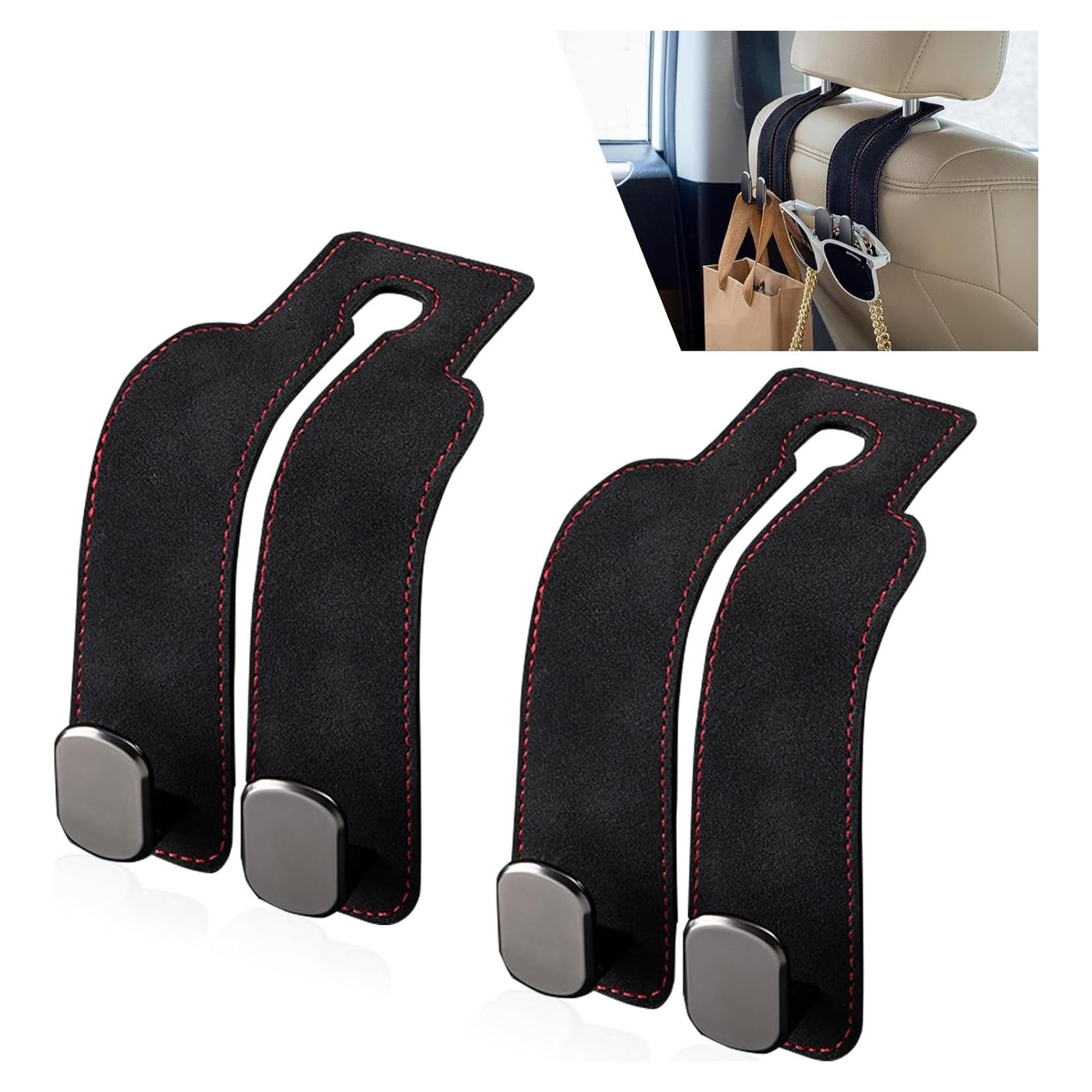 Gancho de Respaldo de Asiento de Coche JawGrew 2 PCS Negro