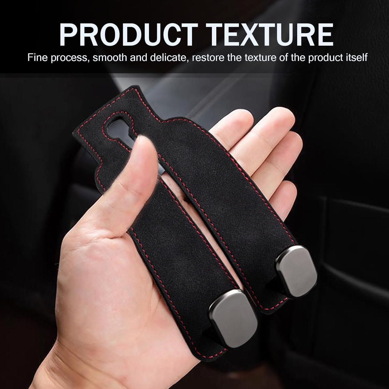 Gancho de Respaldo de Asiento de Coche JawGrew 2 PCS Negro