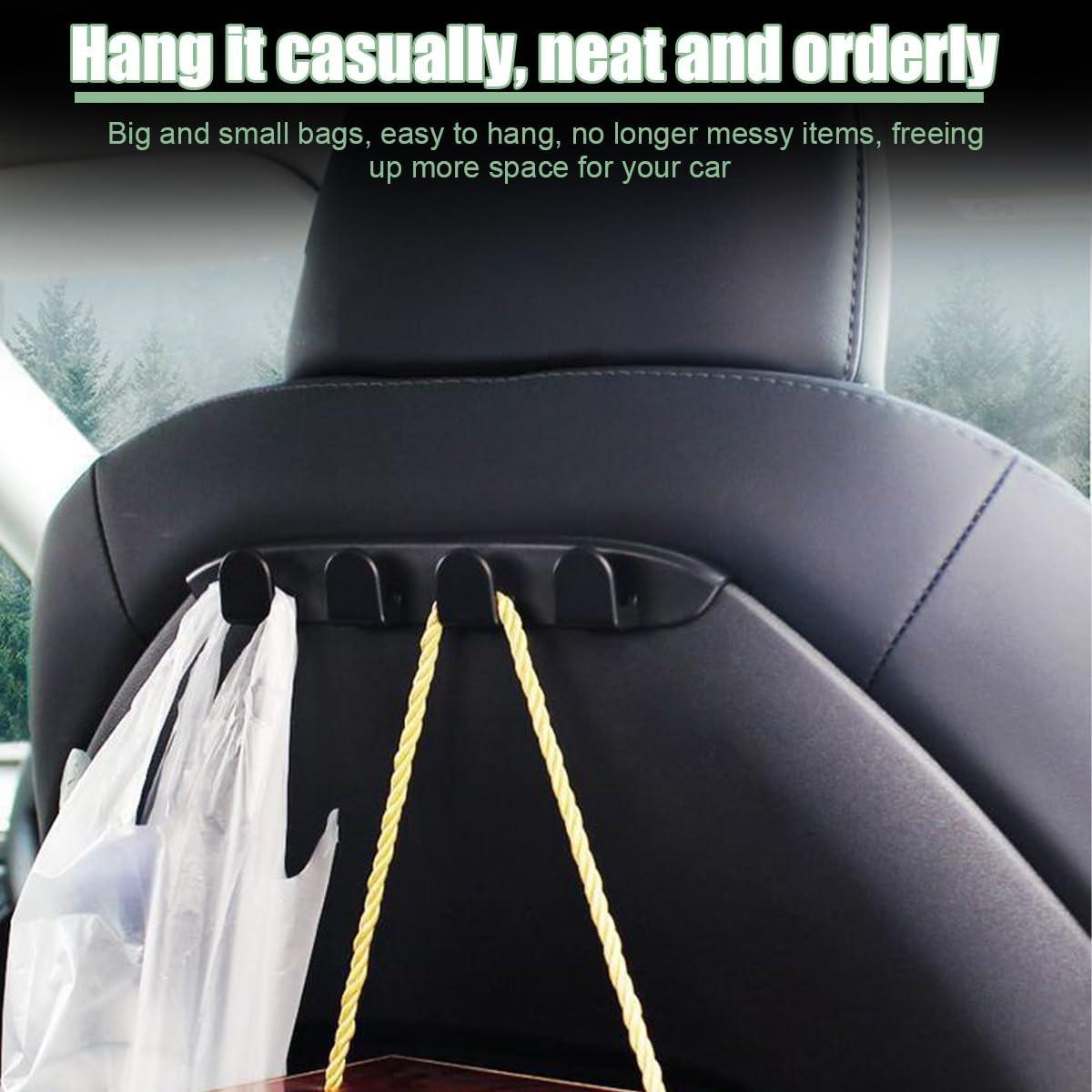 Ganchos para Respaldo de Asiento Zpana, 2 Piezas, Organizador Auto