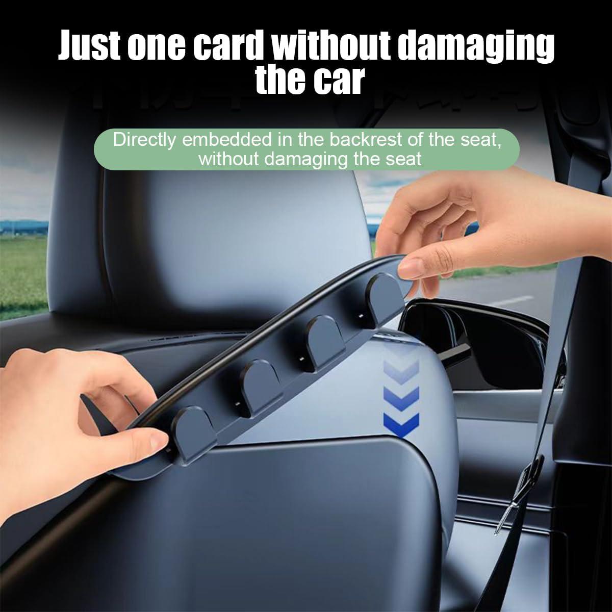 Ganchos para Respaldo de Asiento Zpana, 2 Piezas, Organizador Auto