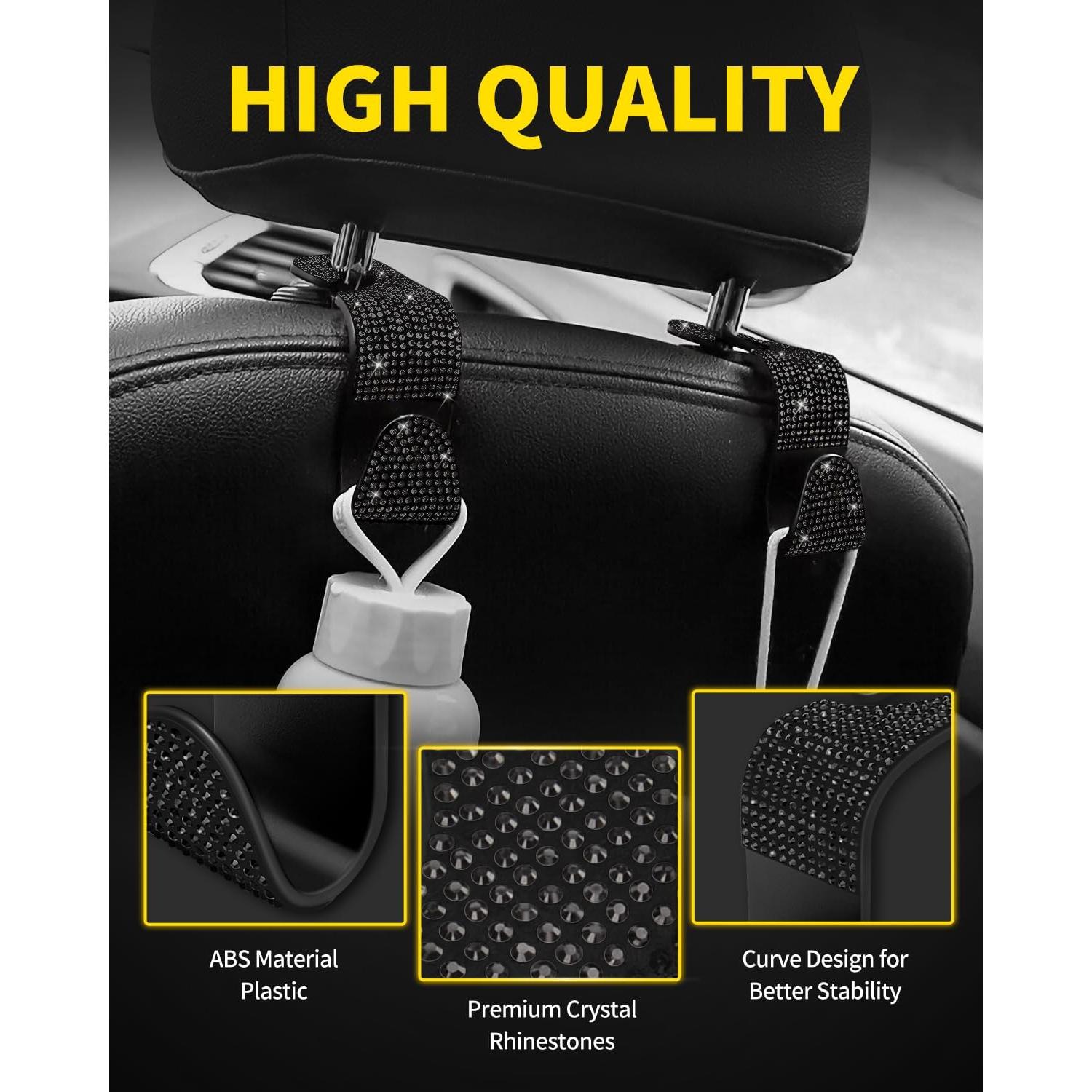 Ganchos para Reposacabezas de Coche Blink Diamond - 4 Piezas