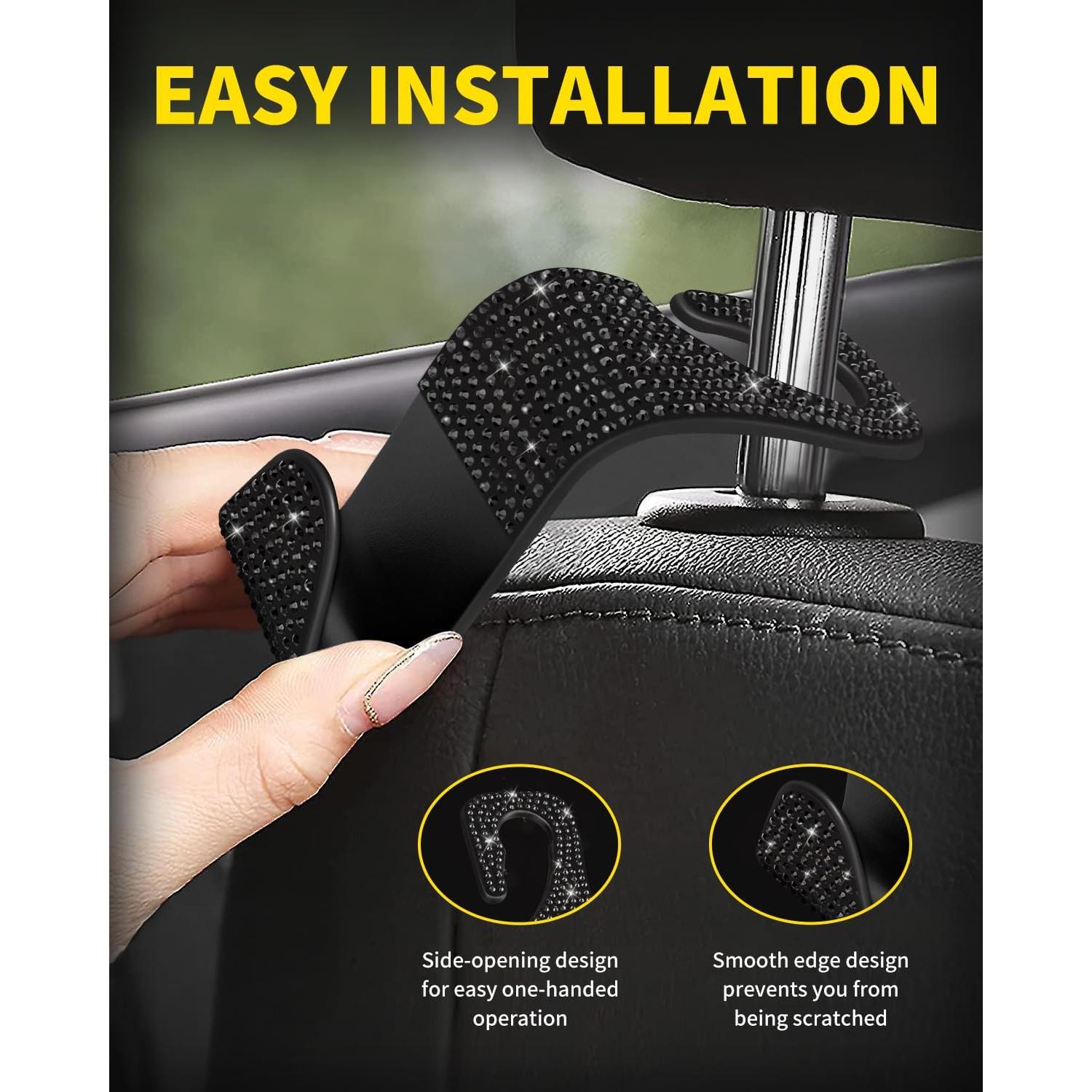 Ganchos para Reposacabezas de Coche Blink Diamond - 4 Piezas