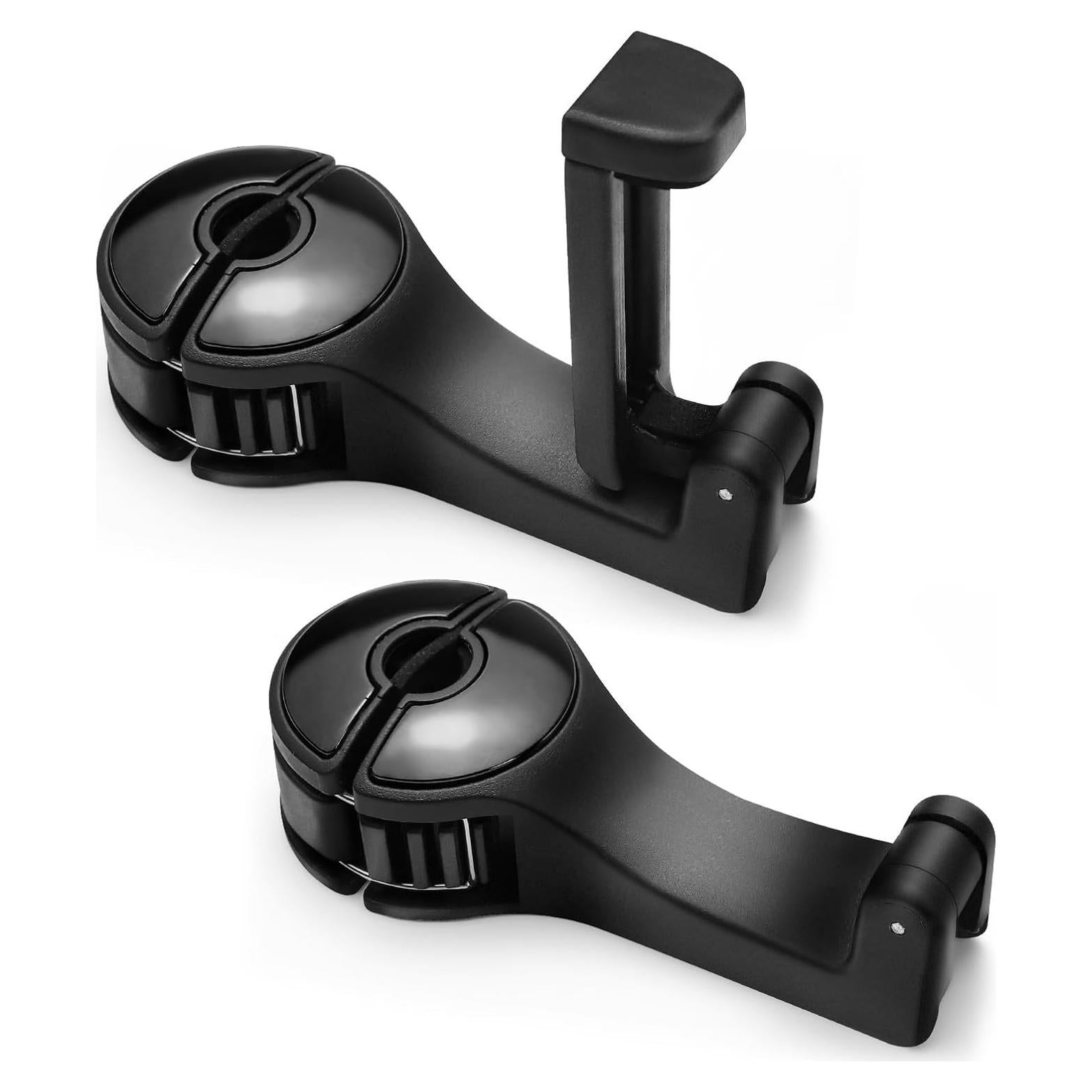 Gancho Oculto para Reposacabezas de Coche Ongfuwu 2PCS Negro