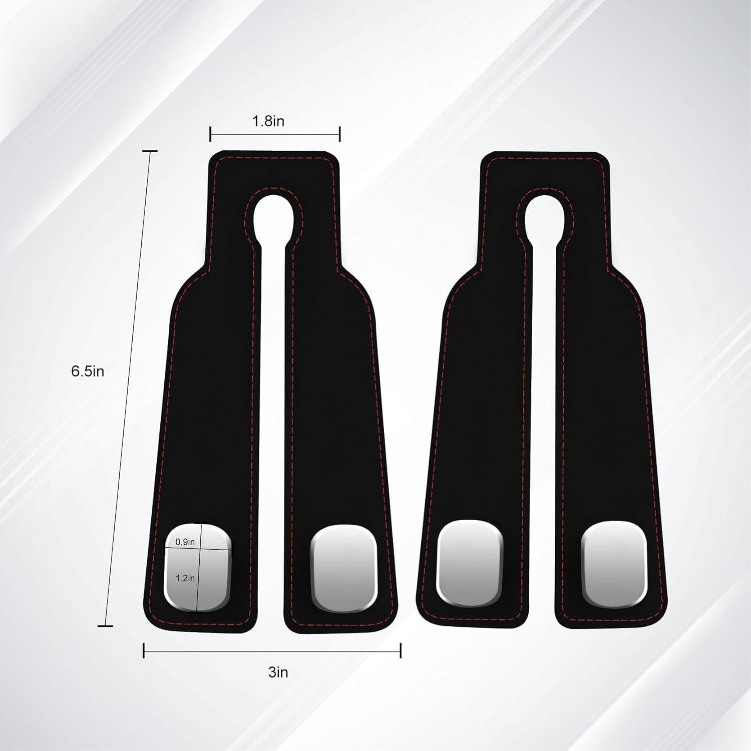 Ganchos para Reposacabezas de Coche XIOQINE - 2 Piezas Negro