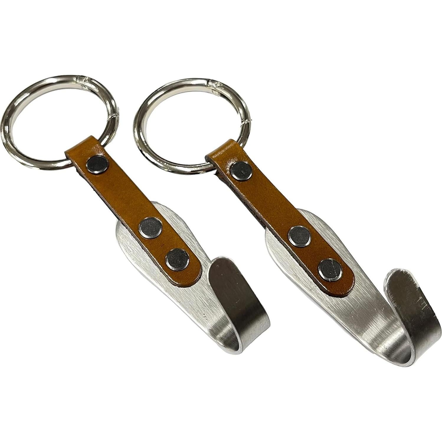 Ganchos para Reposacabezas de Automóvil IQ Labs - 2 Piezas Cuero