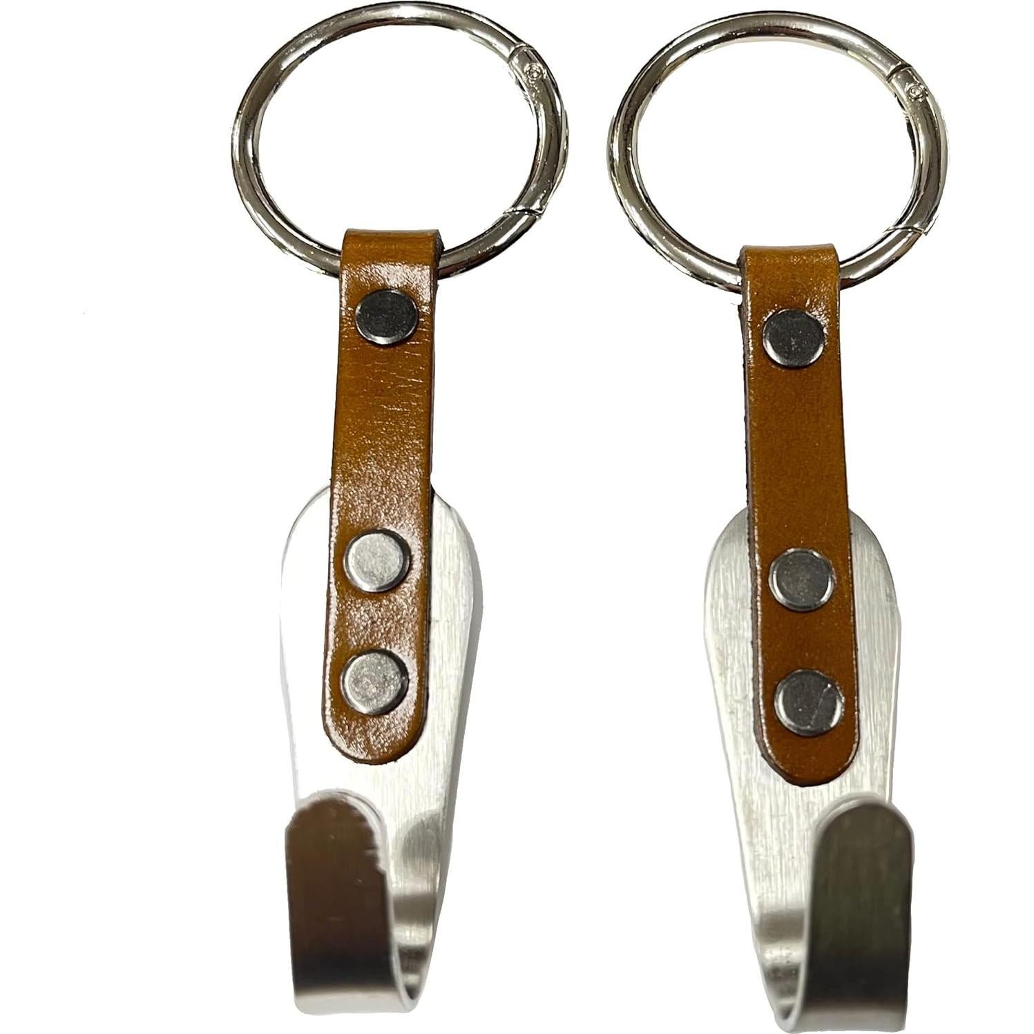 Ganchos para Reposacabezas de Automóvil IQ Labs - 2 Piezas Cuero