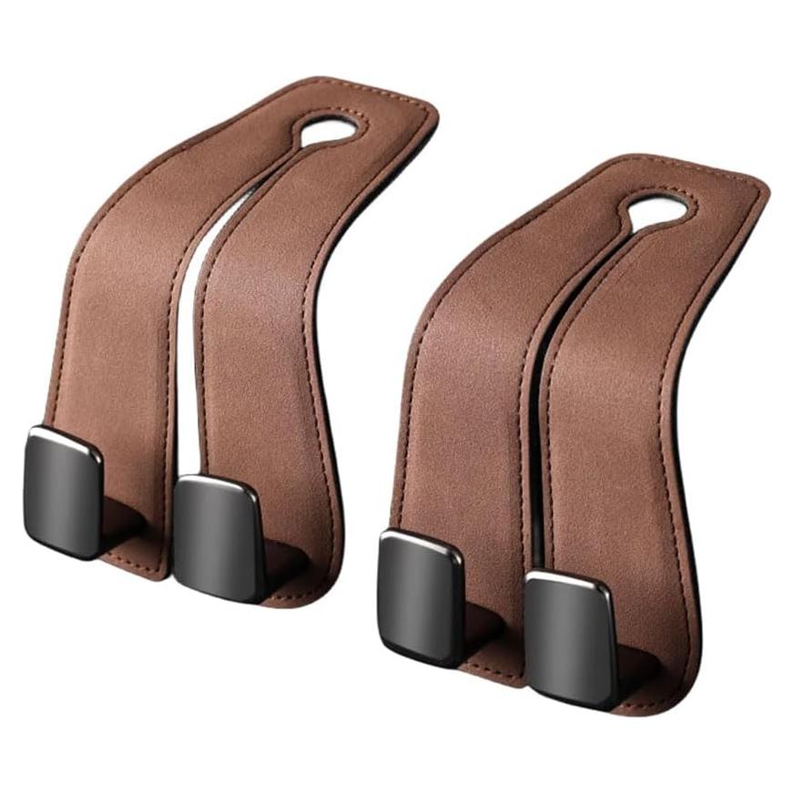 Gancho Doble para Respaldo de Asiento RAFZEG - Marrón