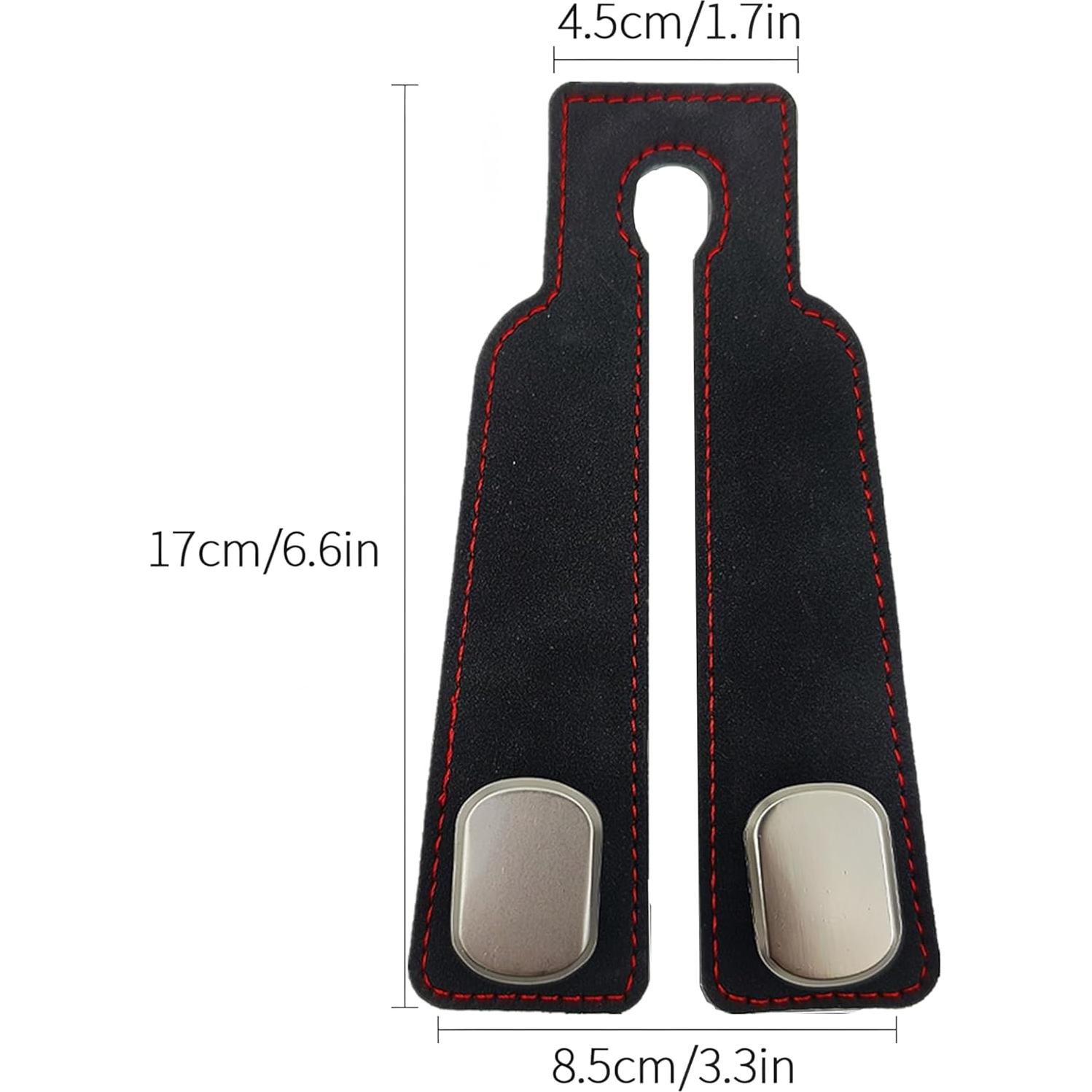 Ganchos para Reposacabezas de Coche Slivery Color 2 Piezas