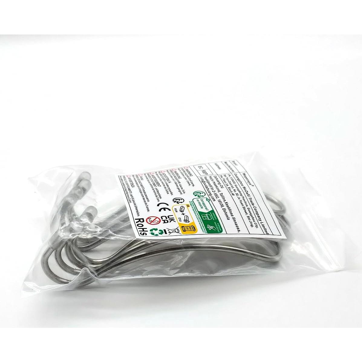 Ganchos para Reposacabezas de Coche Wopanxye - 4 Piezas, Acero Inoxidable