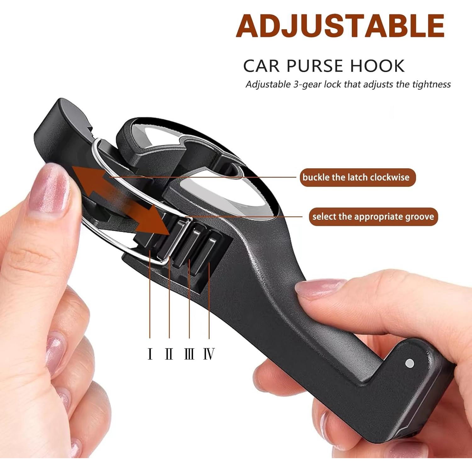 Gancho Oculto 2 en 1 para Reposacabezas de Coche NATUTENT