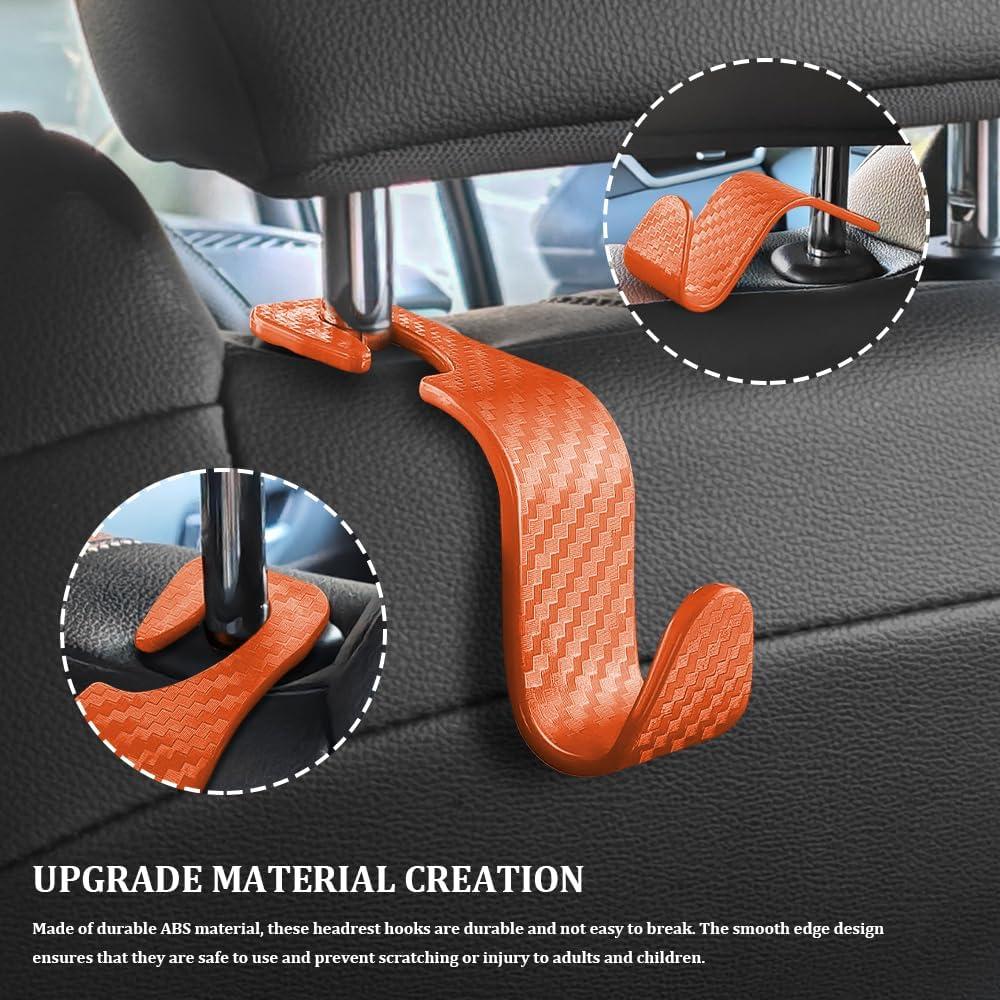 Gancho para Reposacabezas de Coche QZTYTY - Soporta 20.41 kg