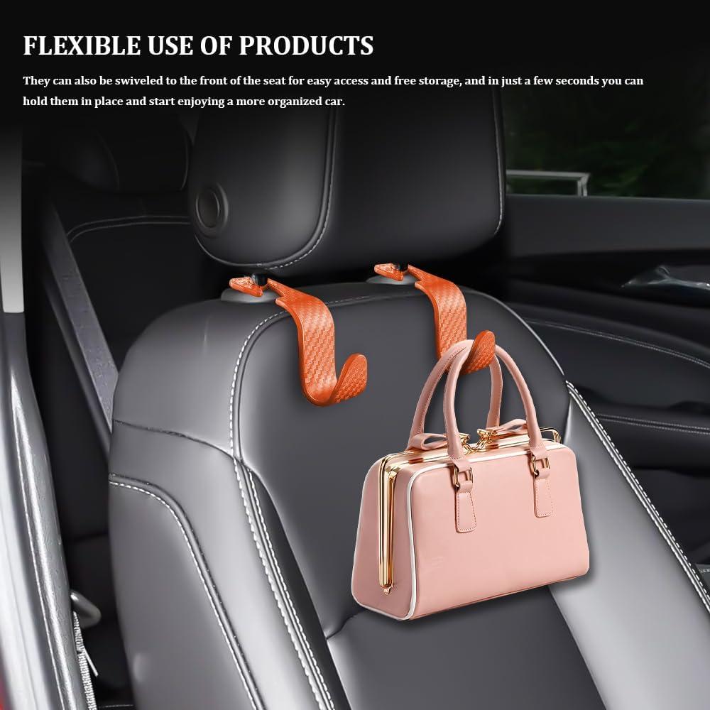 Gancho para Reposacabezas de Coche QZTYTY - Soporta 20.41 kg