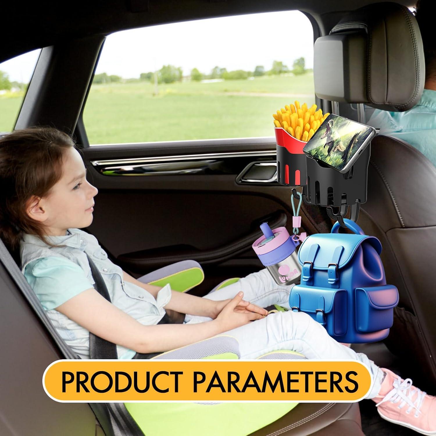 Soporte para Tazas de Coche Padxtege 2PCS Gancho Reposacabezas