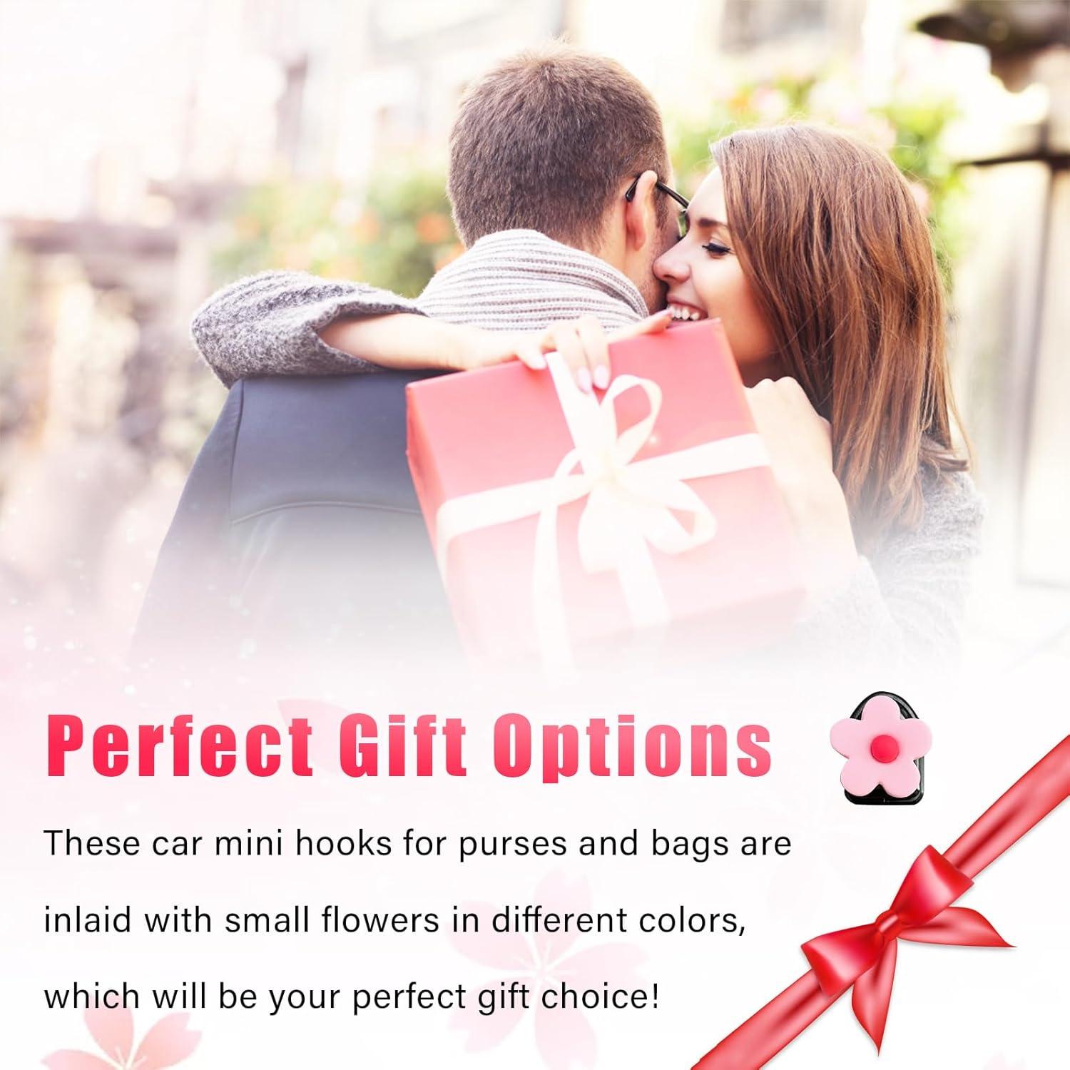 Ganchos para Reposacabezas de Auto Augeny 8 PCS Rosa