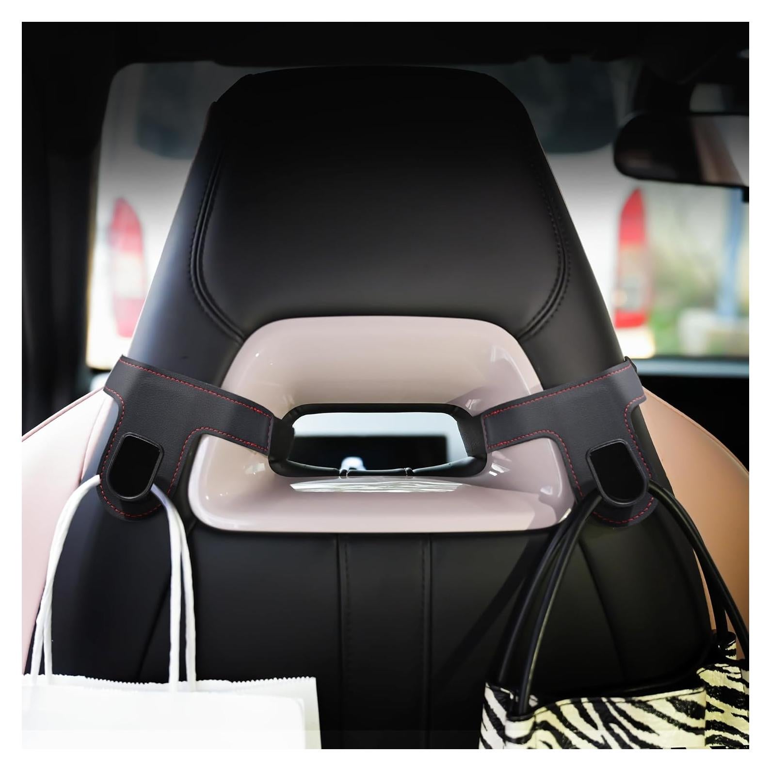 Ganchos de coche JEYODA para asientos deportivos - Organizador negro