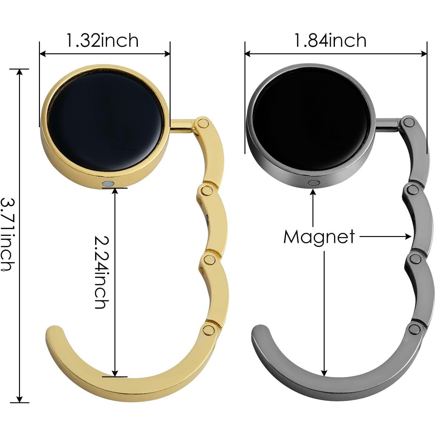 Ganchos para bolso de coche Enlivik - Juego de 2 ganchos de cuero