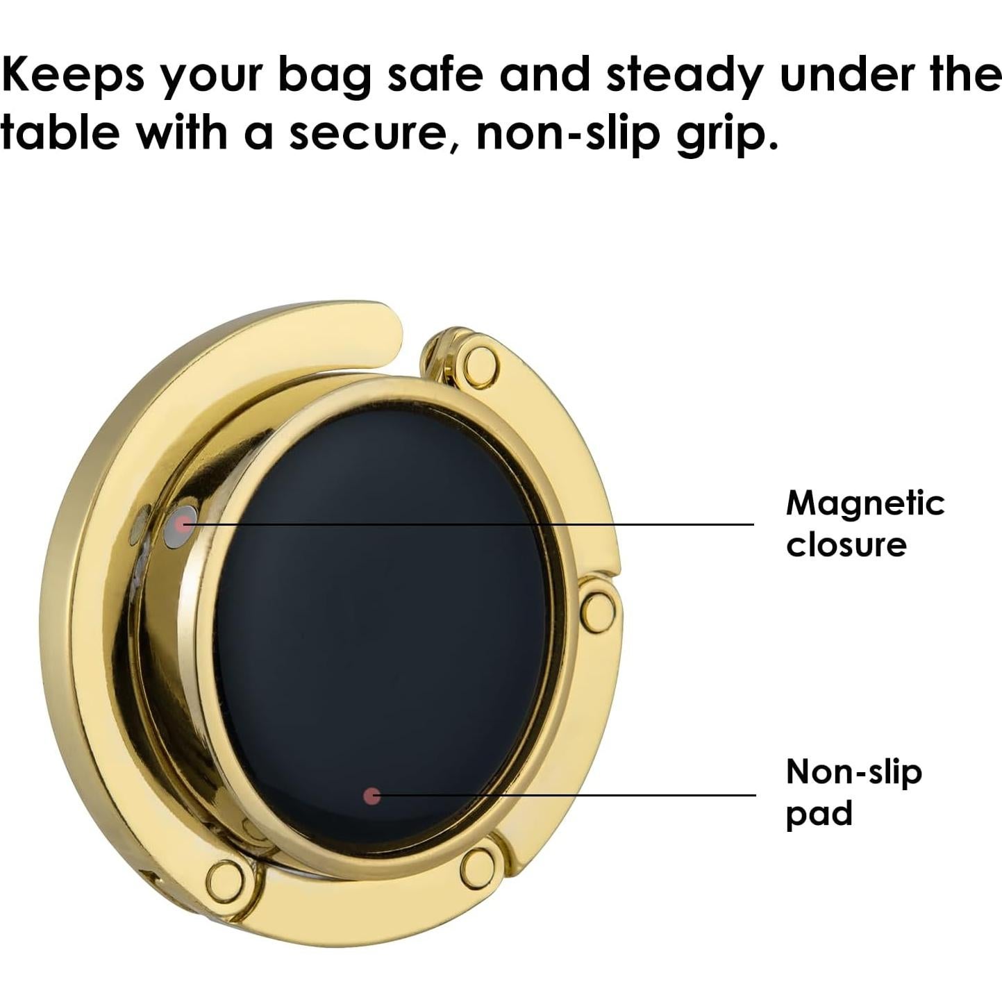 Ganchos para bolso de coche Enlivik - Juego de 2 ganchos de cuero